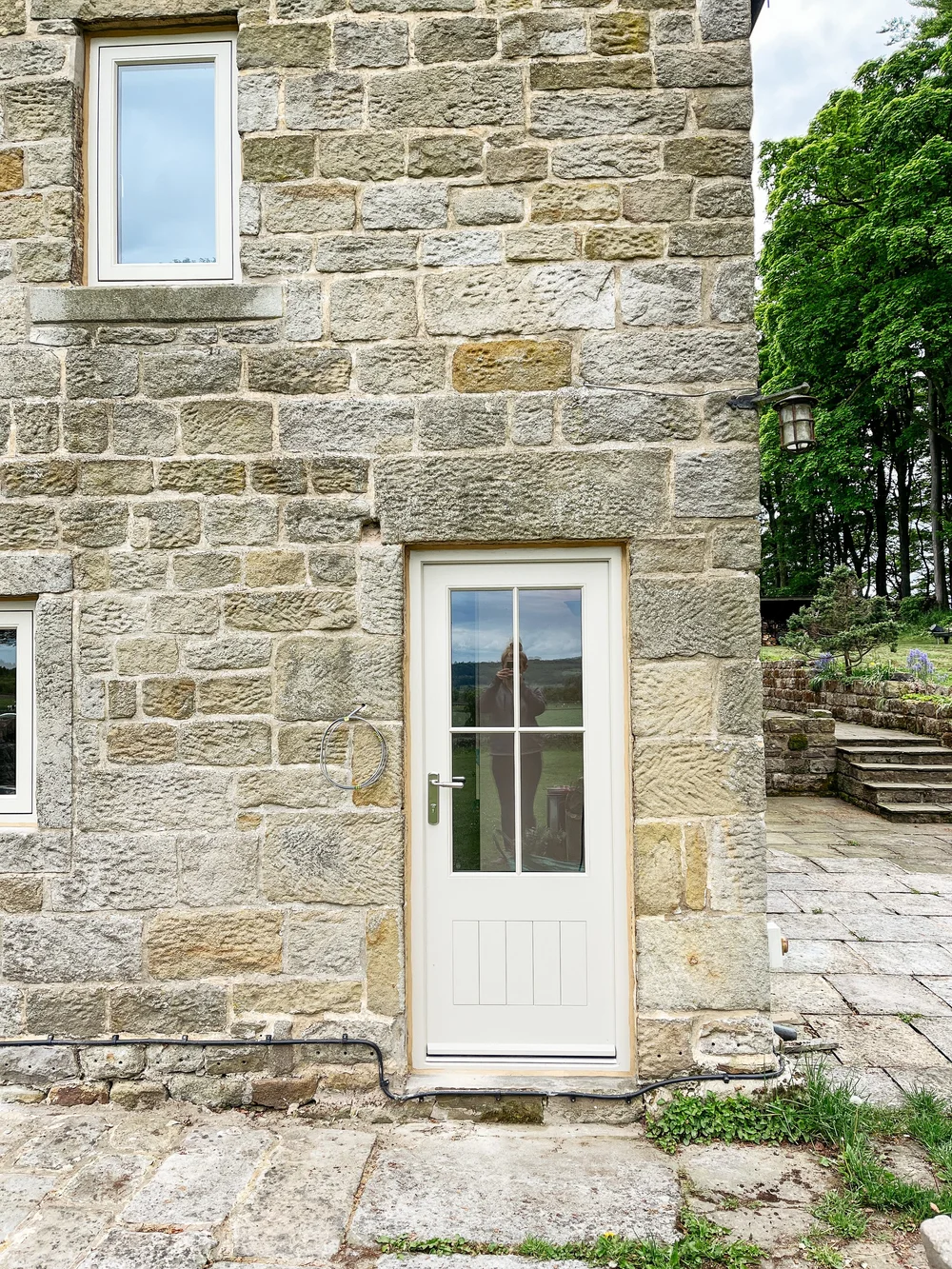 The new front door of the Cottage