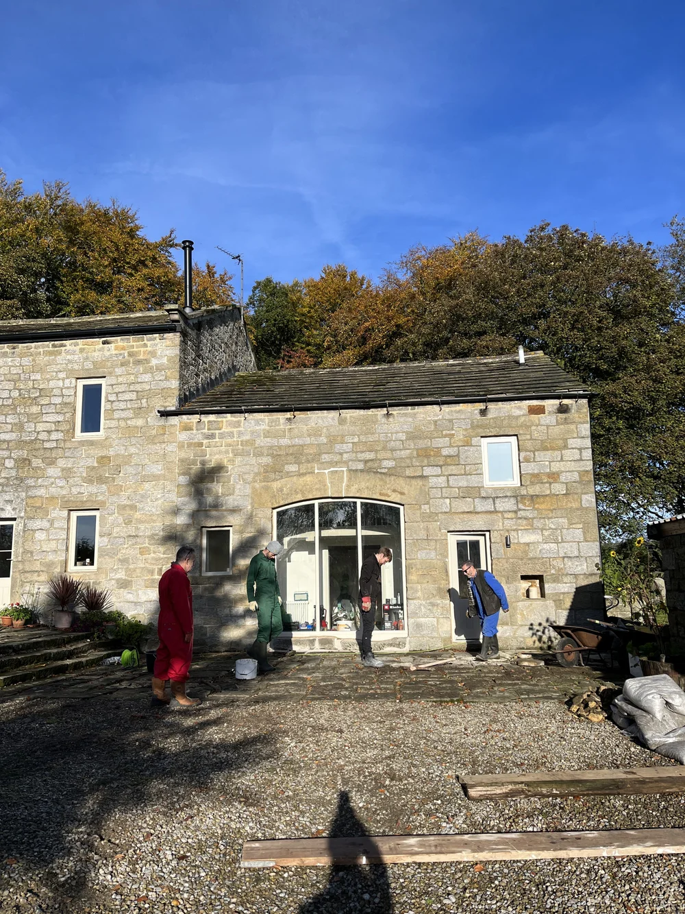 We roped some family in to help!