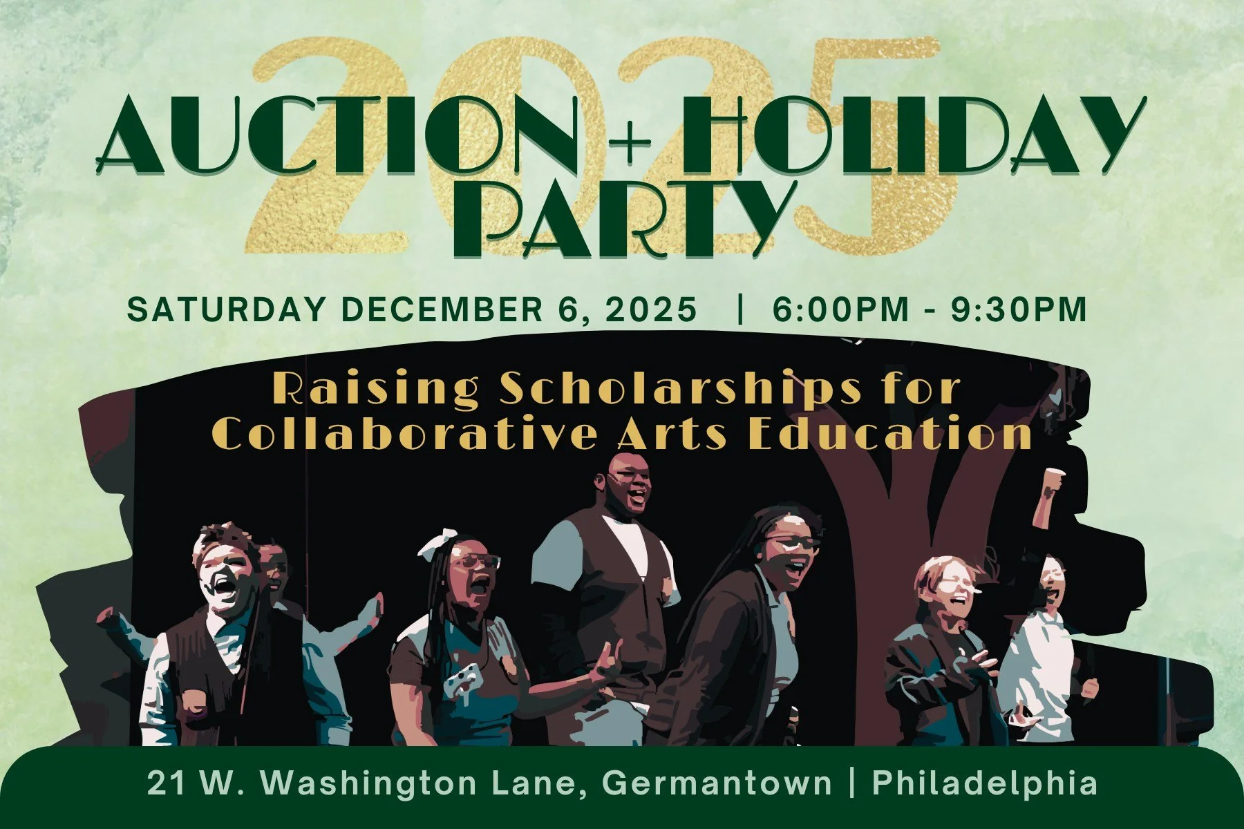 It's time to get your tickets for our 2025 Auction + Holiday Party! 

Make plans now to join us on Saturday December 6th at 6:00pm as we celebrate all the incredible moments of 2025 and raise crucial scholarship funds for 2026! 

More information and