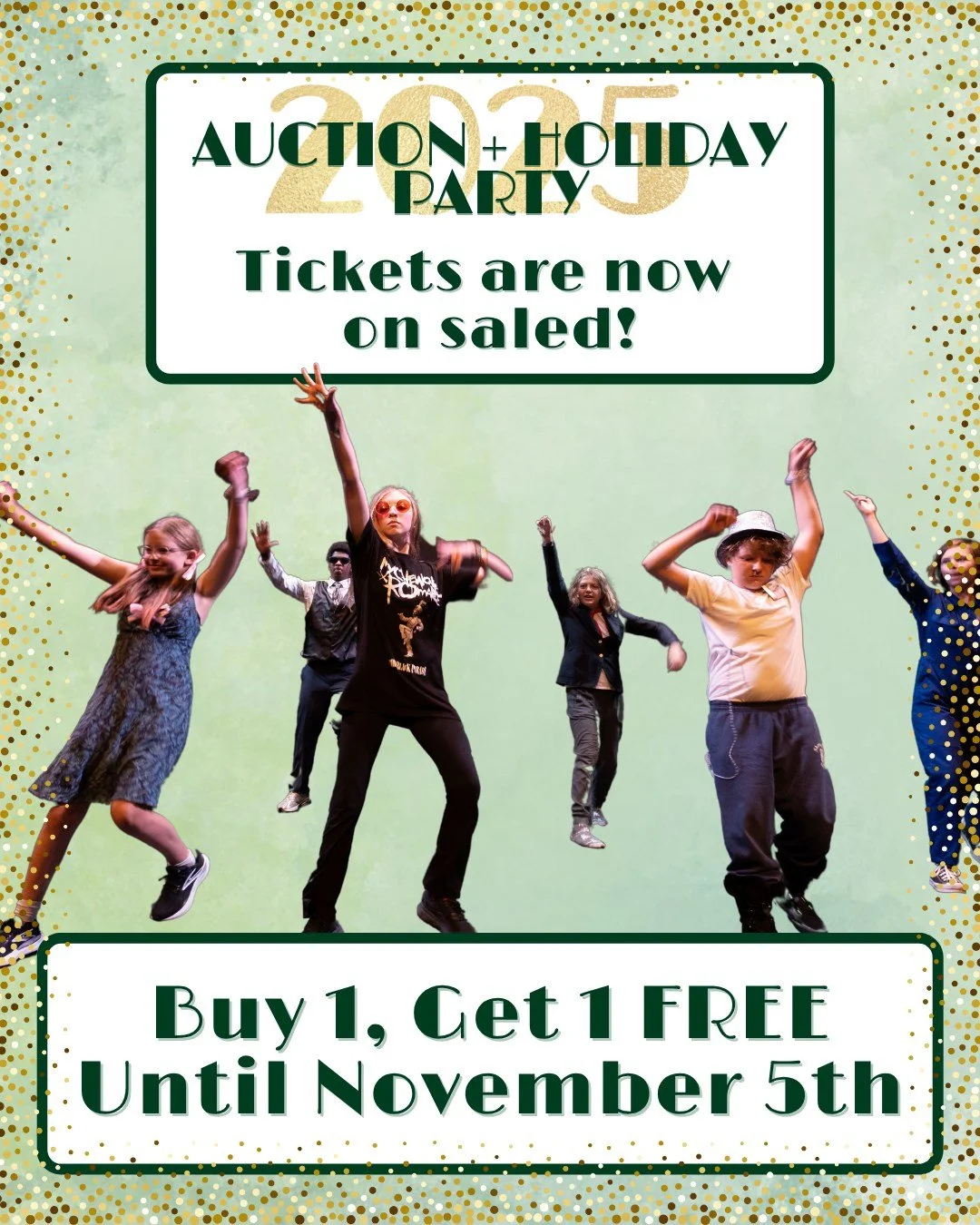 Our Auction + Holiday Party is coming up quick and tickets are BUY 1, GET 1 FREE for one more week! 
Use code 25SALE at check out- We can’t wait for you to join us at this annual fundraising event! 
Tickets at fundraiser.support/YACA2025!
#y