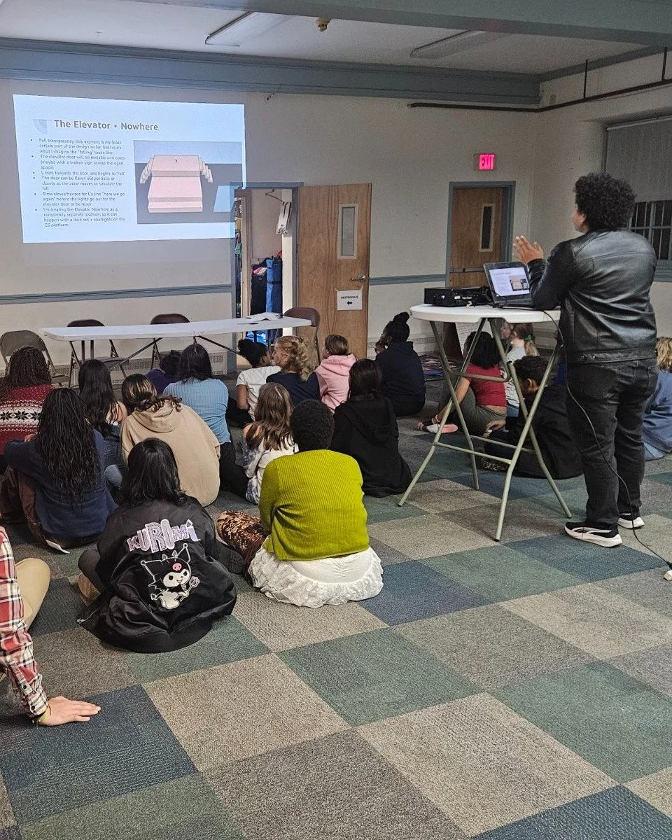 We've shifted to production mode! Last night our set designer Hudson presented the initial set design to our WSOT cast for questions and feedback! It's getting real and we're SO EXCITED!

#yesand #wsot #itsabouttime #musicaltheatre #youthactors #yout
