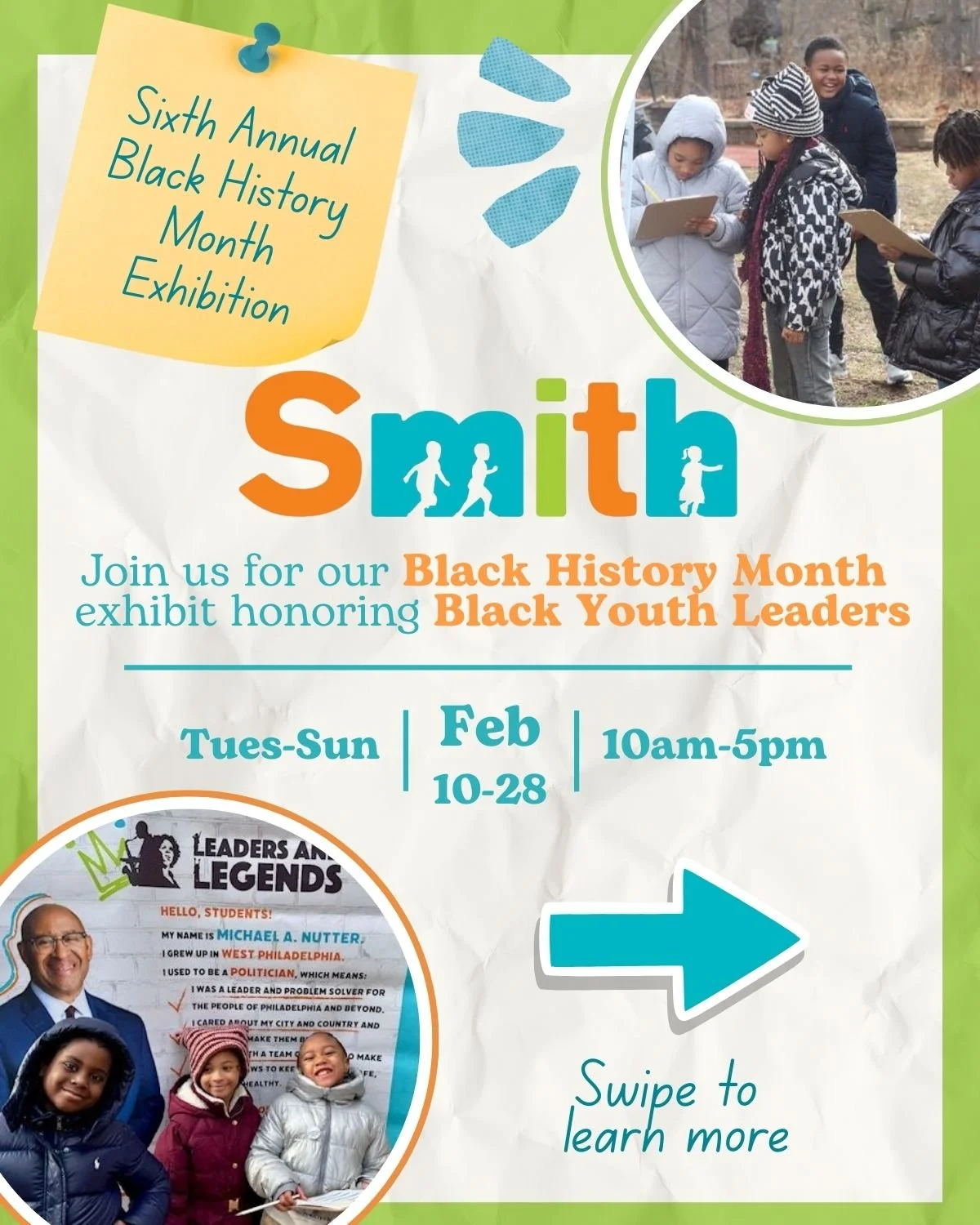 Smith Memorial Playground's Leaders & Legends Exhibit!