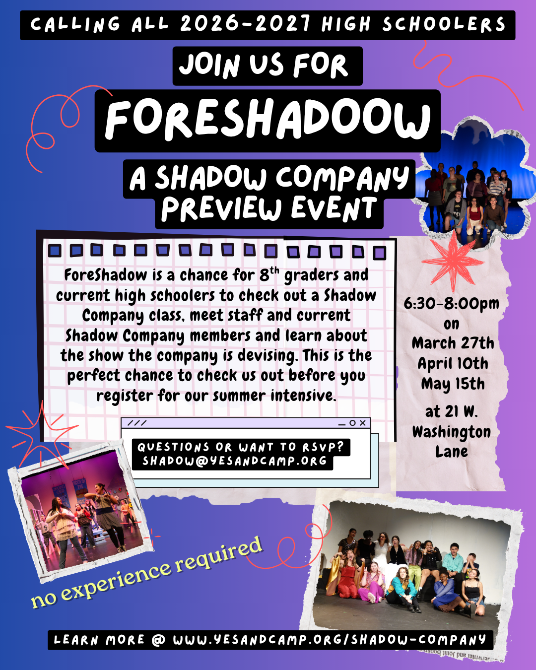 ForeShadow: A Shadow Preview Event 