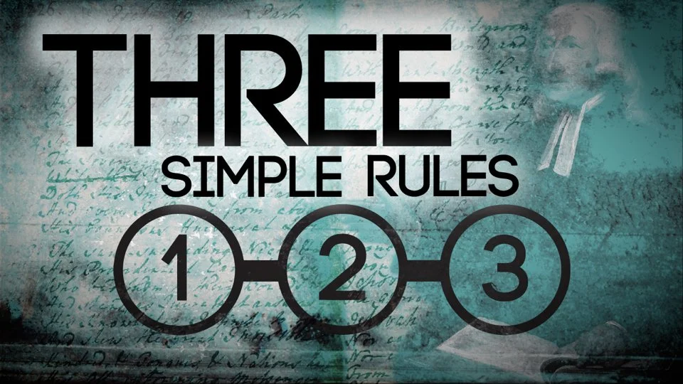 Three Simple Rules