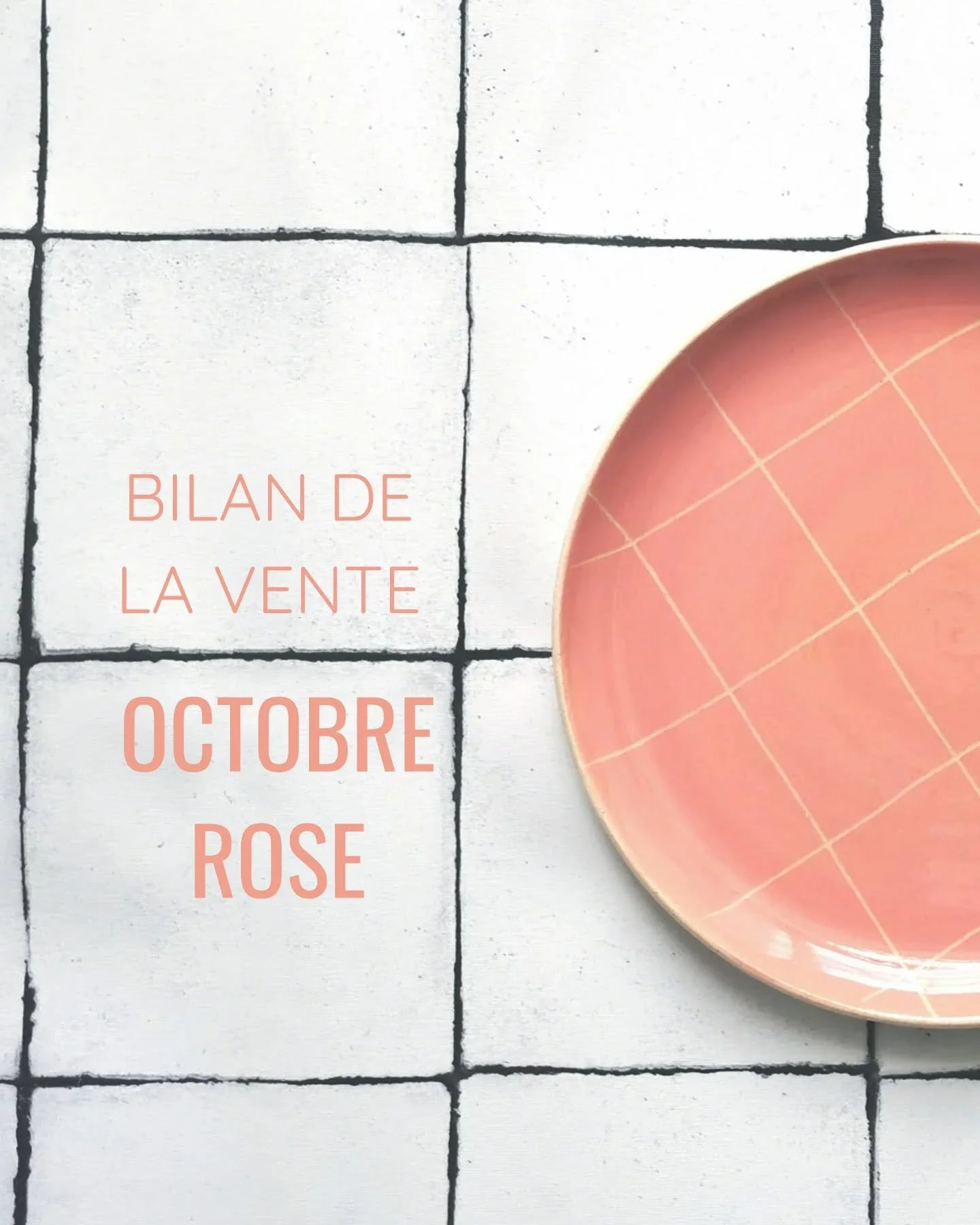 It's a wrap!!

Un IMMENSE merci pour toutes vos commandes de c&eacute;ramiques roses lors de ce mois d'octobre 🫶🏻

Gr&acirc;ce &agrave; vous, je vais pouvoir faire un don de 116,4&euro; &agrave; @monbonnetrose et participer &agrave; mon humble &eac
