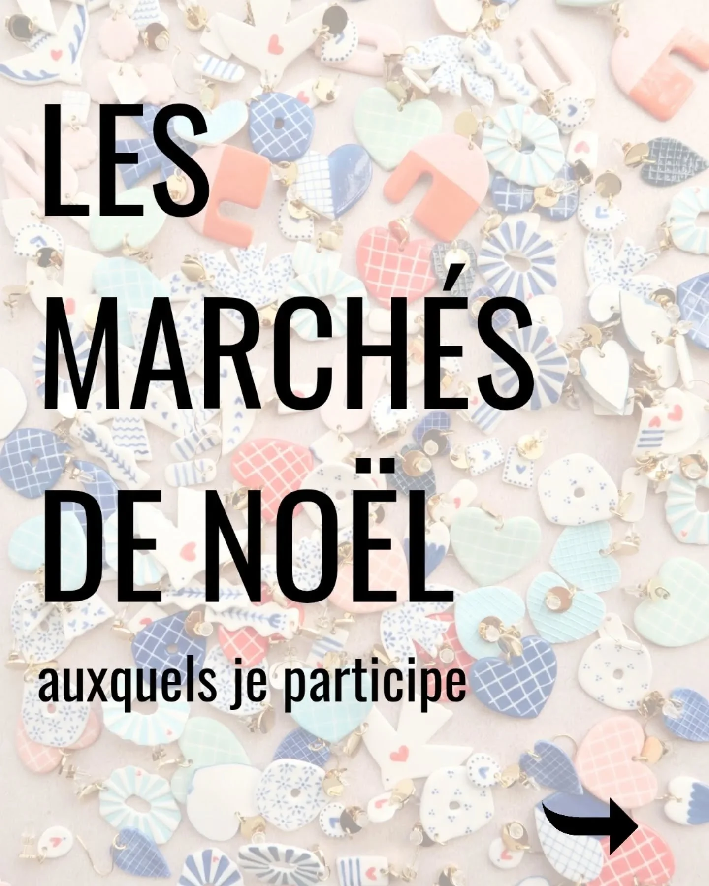 Il &eacute;tait grand temps de vous donner le programme de mes march&eacute;s de No&euml;l pour cette fin d'ann&eacute;e 🌲 alors le voici:

- 15 &amp; 16 novembre &agrave; Rennes pour le march&eacute; @les.florettes

- 22 &amp; 23 novembre &agrave; 