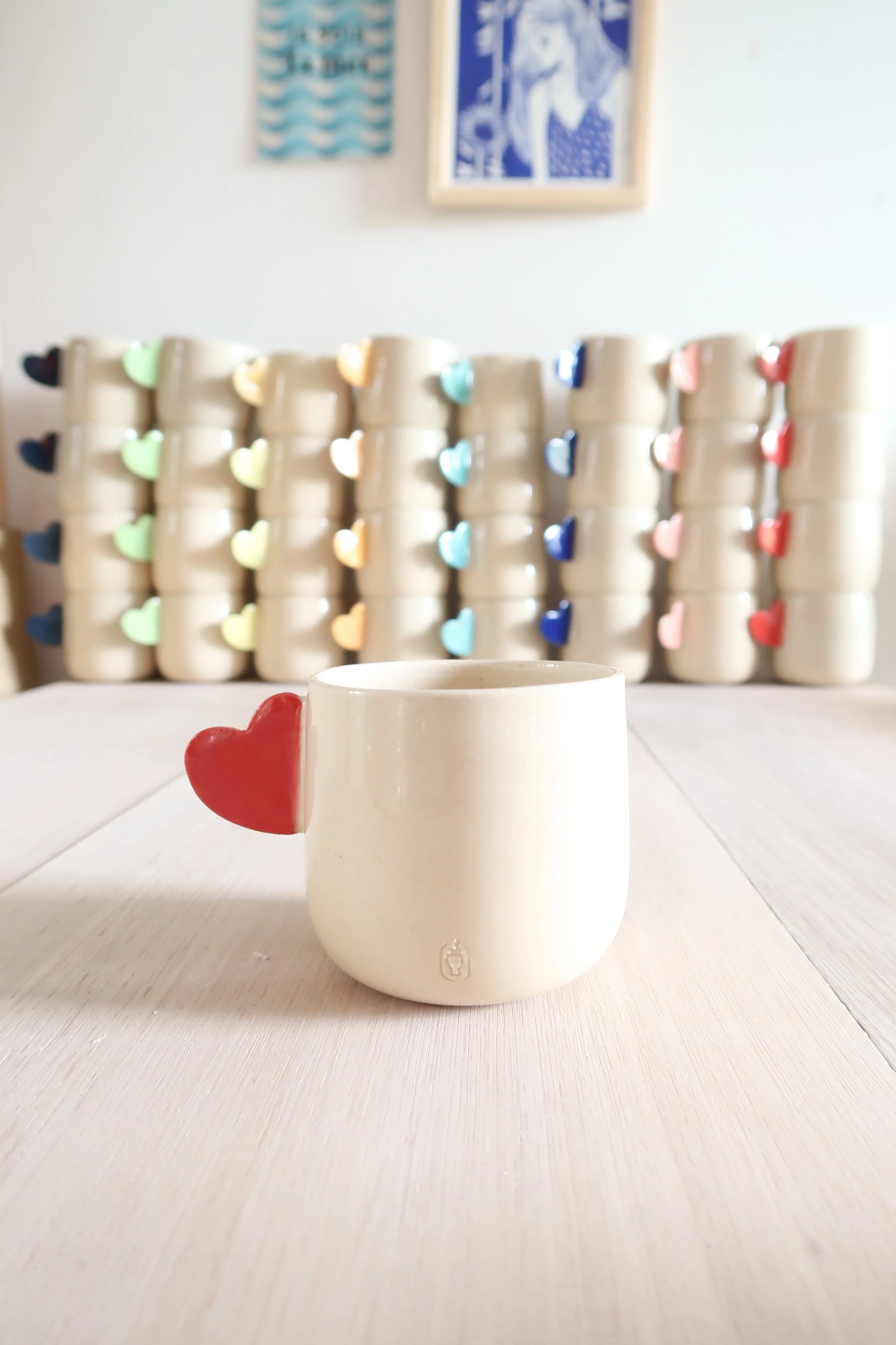 Tasses coeur espresso