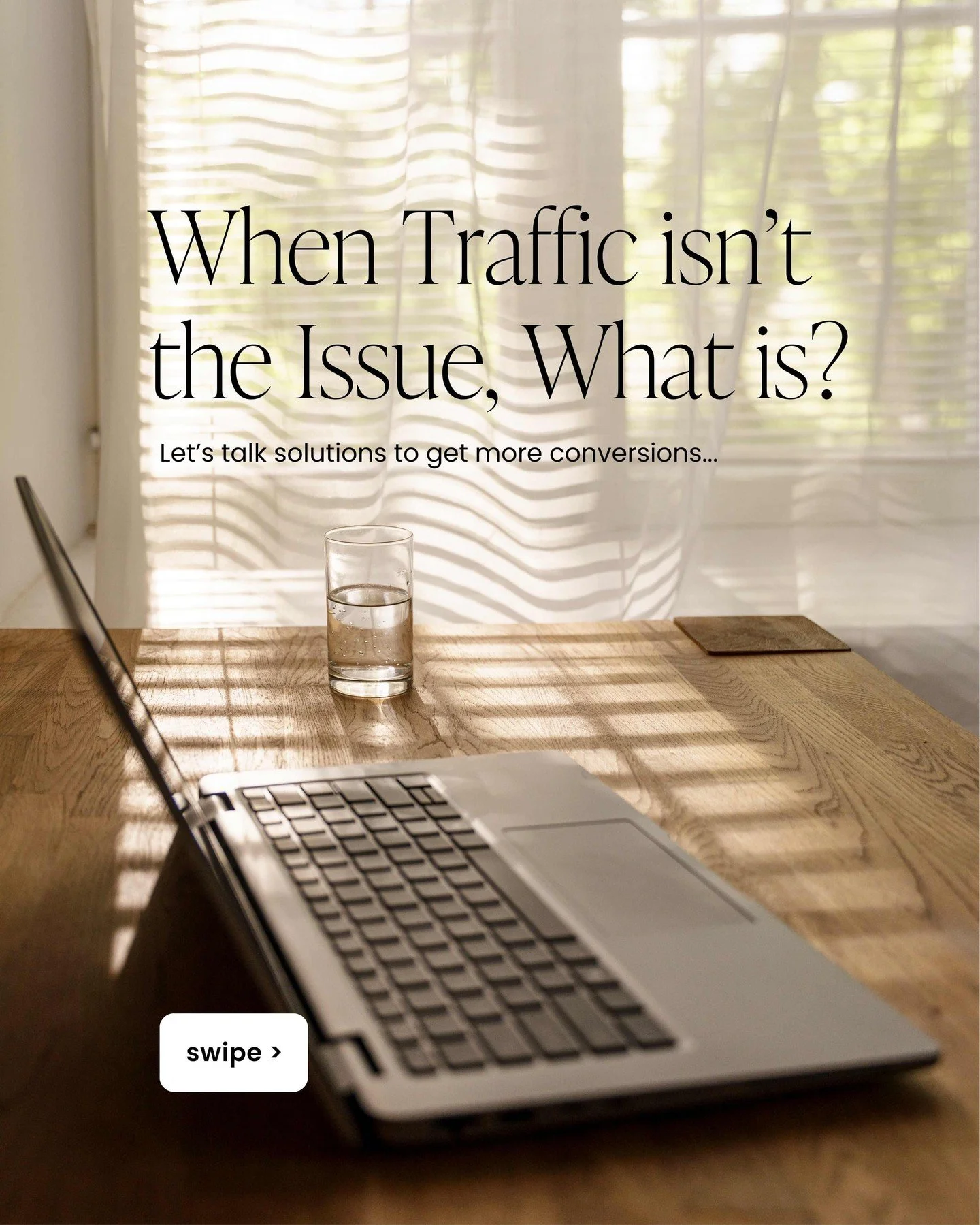 Website conversions are a special science. You need the right concoction to maintain consistent sales. For many, they see the traffic increase but not the conversions.

Visitors are landing, scrolling, and leaving because:
&ndash; The messaging is va