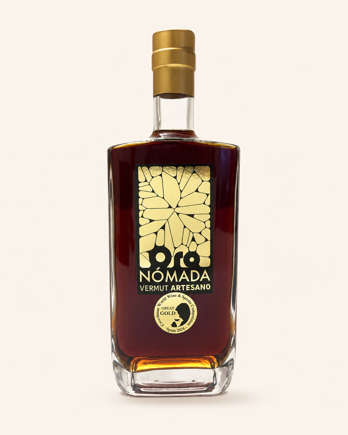 Botella Oro Nómada Edición Limitada, vermut artesano de Navarra de 750 ml