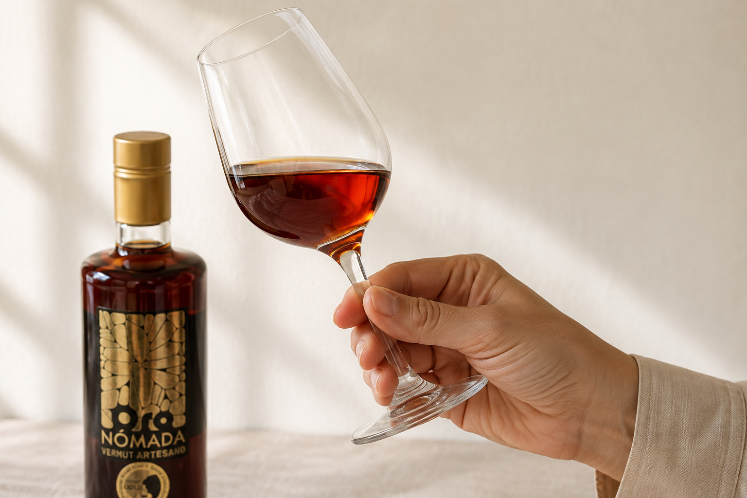 Cata aromática del vermut Oro Nómada Original