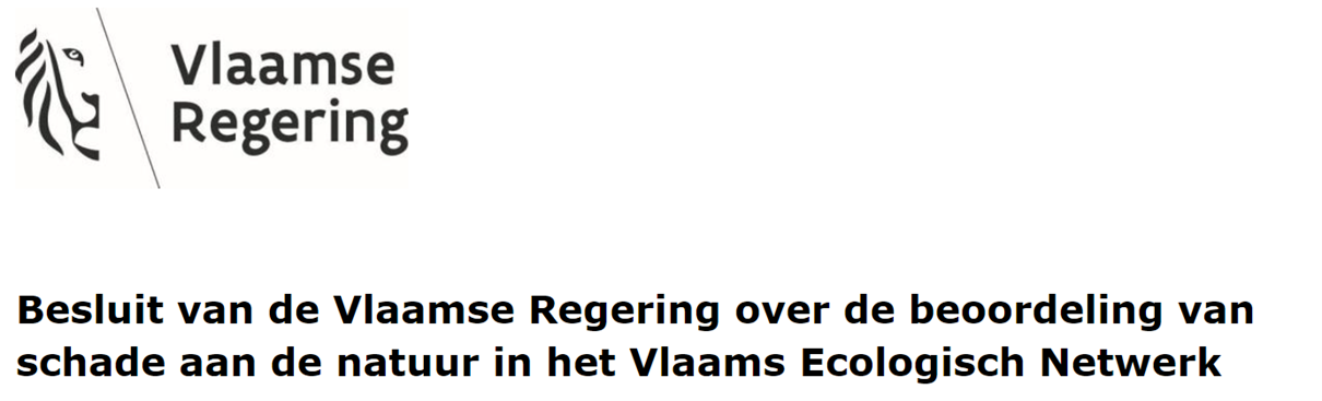 Het toetsingskader voor schade aan de natuur in het Vlaams Ecologisch Netwerk (VEN)