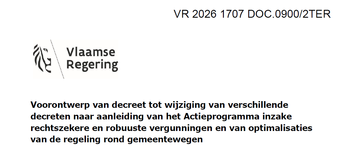 Rechtszekere en robuuste omgevingsvergunningen: van conceptnota naar voorontwerp van decreet (DEEL 2)
