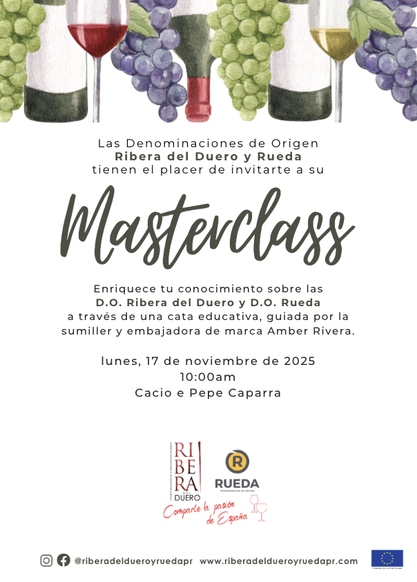 Ribera del Duero y Rueda Masterclass- Grupo Pepe