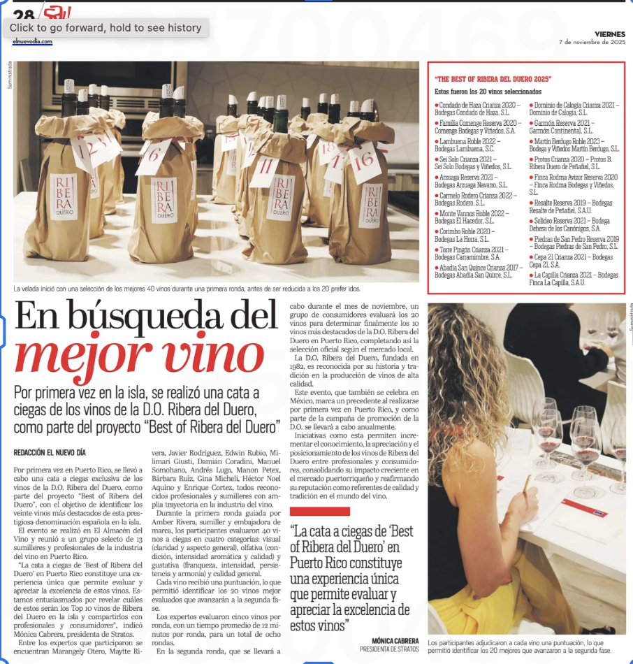 "En búsqueda del mejor vino"