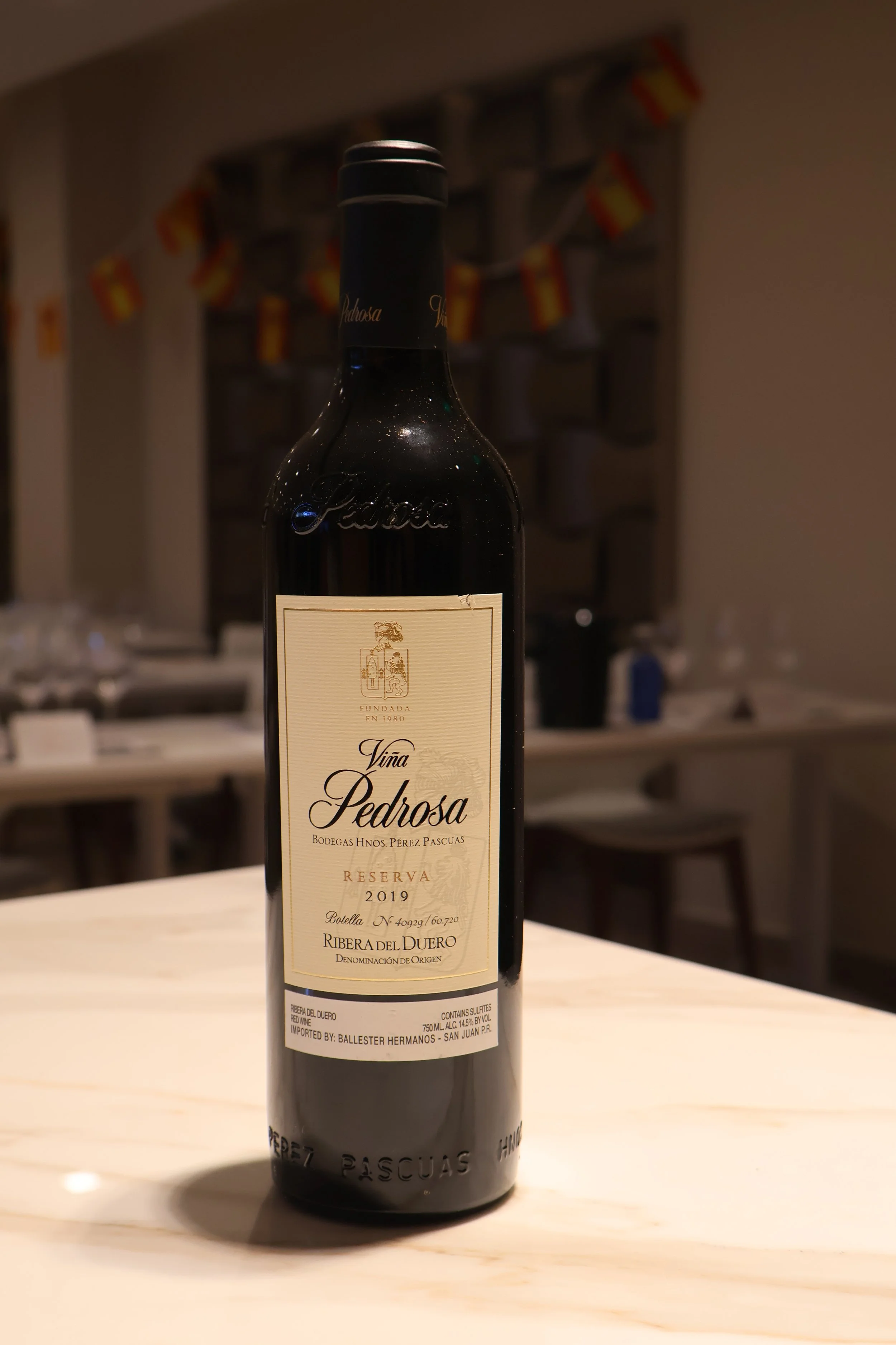 Viña Pedrosa Reserva, 2019, Bodegas Hnos. Pérez Pascuas, S.L.