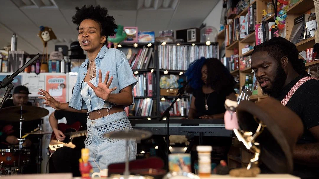 Jamila Woods on NPR's Tiny Desk Series