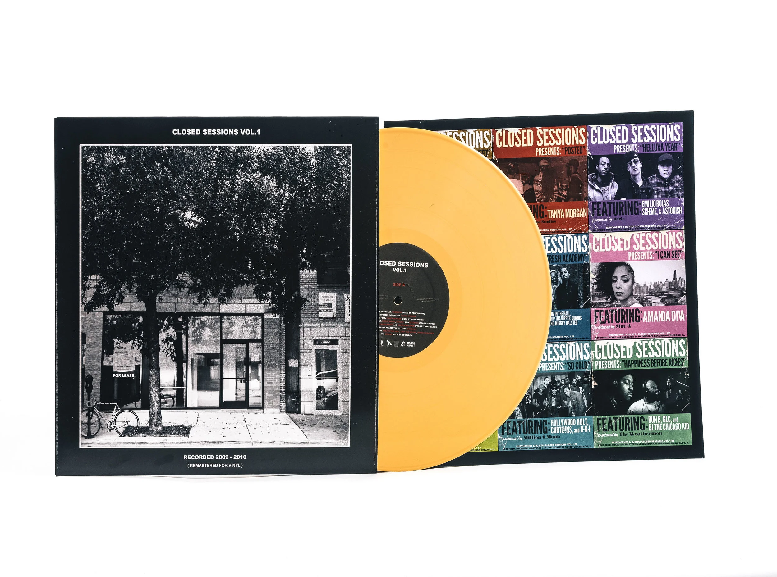 Introducing Closed Sessions Vol. 1 Ten Year Anniversary Vinyl feat Curren$y, Bun B, Rapper Big Pooh, King Chip, GLC, and more