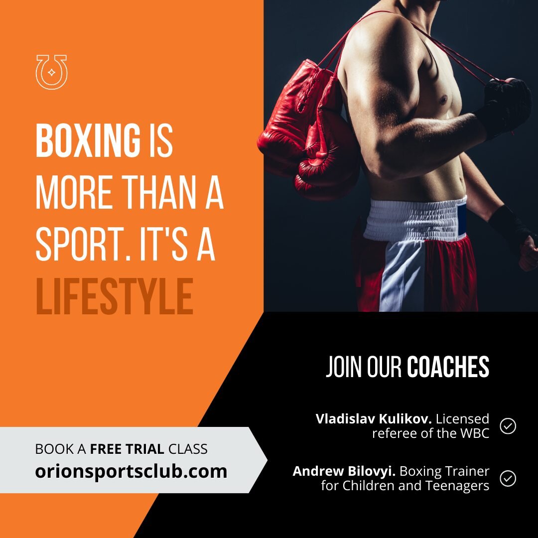 Unleash your inner fighter at Orion Sports Club's Boxing class! 🥊 Led by our passionate and skilled coaches, you'll master footwork, proper technique, and build endurance while enjoying a high-energy workout. Whether you're a beginner or a seasoned 