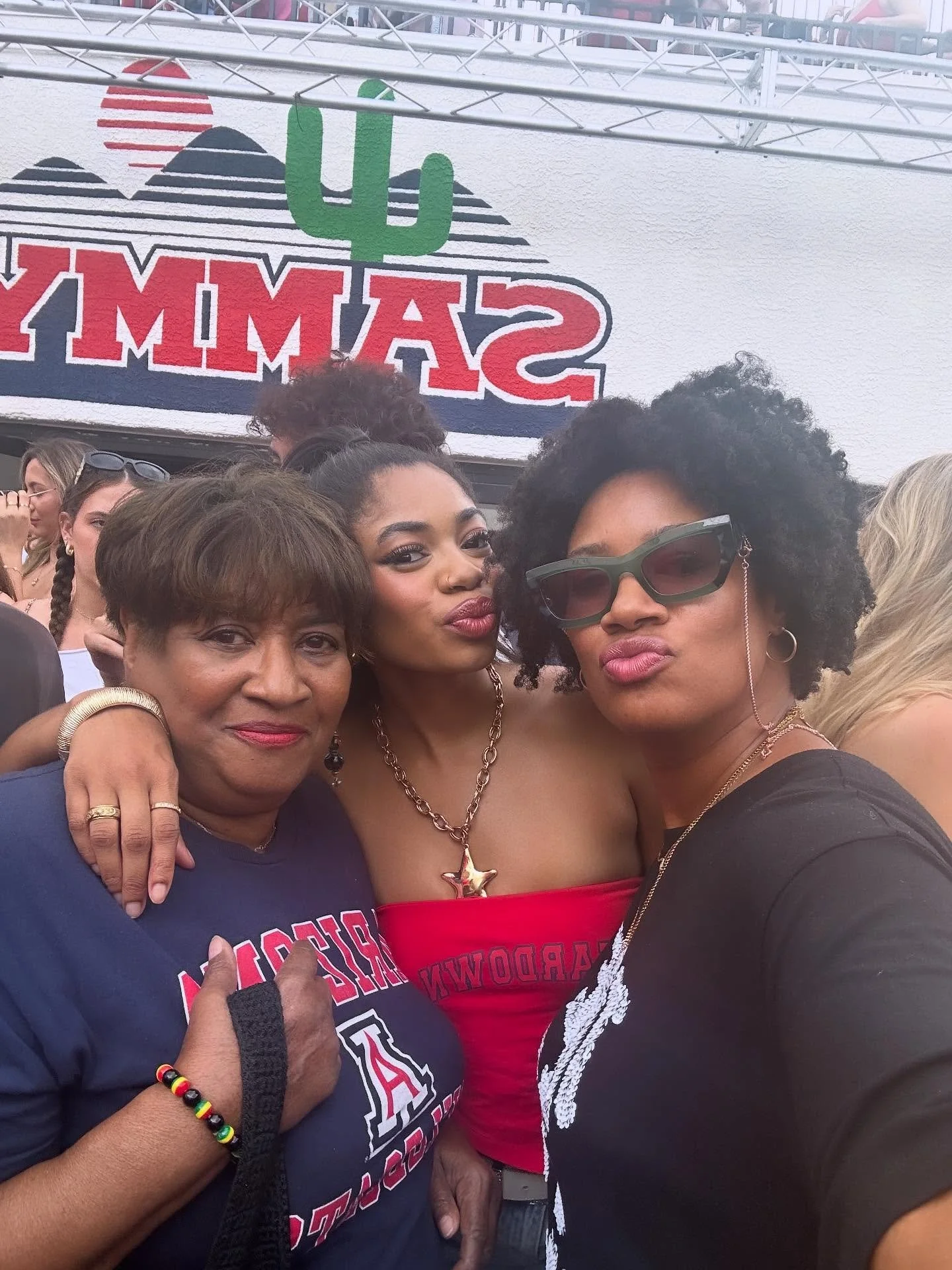 Imagine not liking me &mdash; and I&rsquo;m living it up at a U of A Family Weekend dayge with my mama and my mini.🤸🏾&zwj;♀️

October has been A LOT. FAST. But not without joy.

Find the fun when you can, loves. Hold your family tight.🫶🏾

Also: f