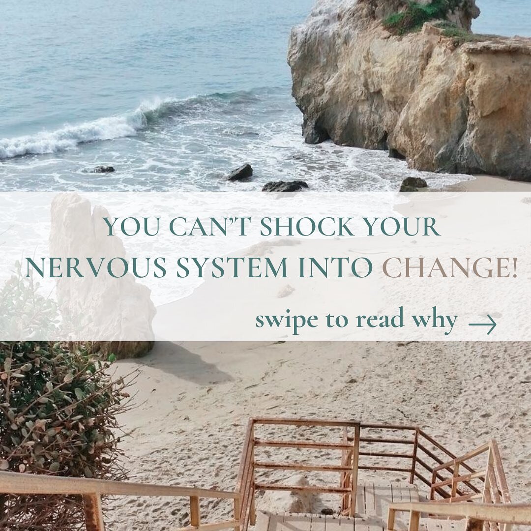 How can you navigate this? 

1. Just let the fear be there. Acknowledge it for wanting to keep you safe from the unknown. 

2. Then sit down and find the smallest most tolerable step you can make towards that change (window of tolerance). Think of a 