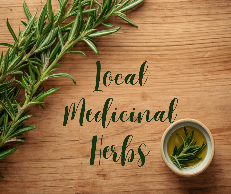 Local herbs for medicinal purposes