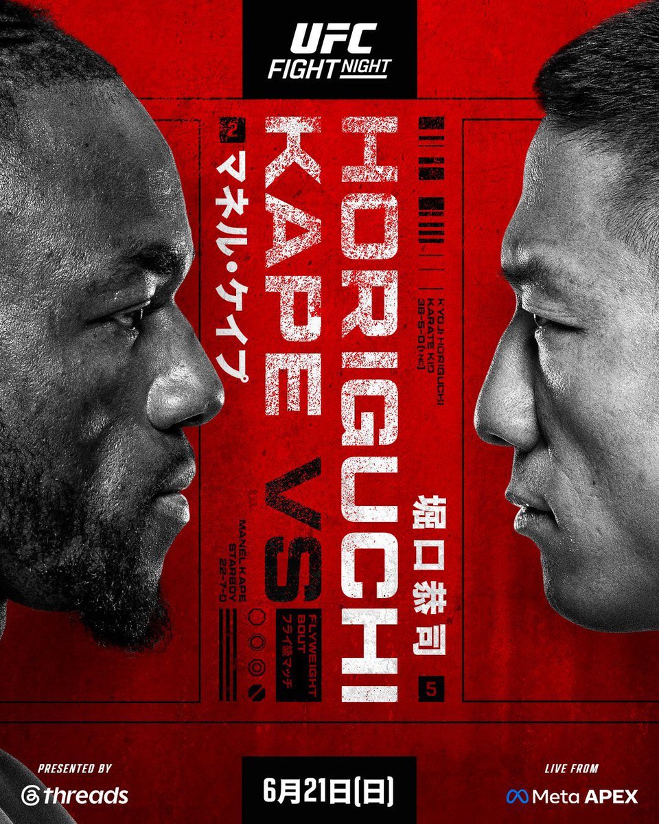 UFC Fight Night: Kape vs. Horiguchi Preview