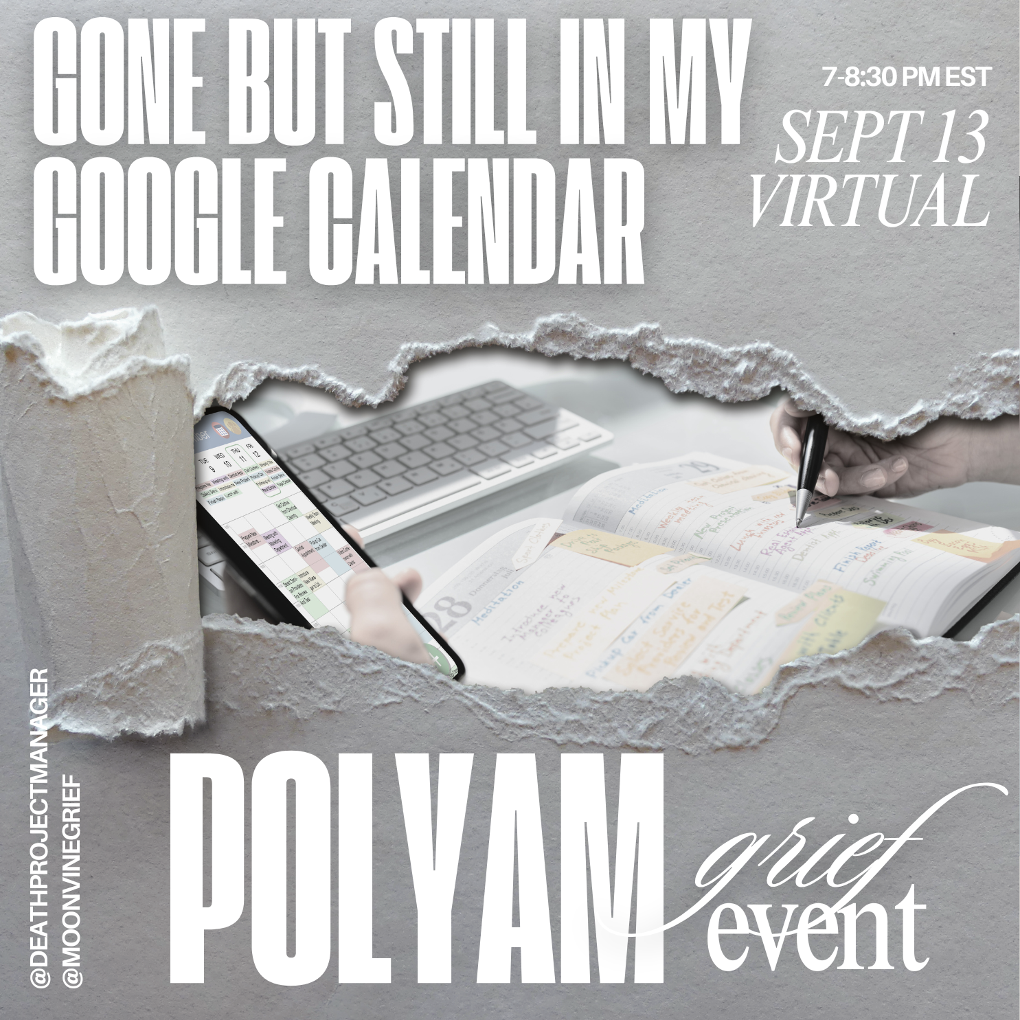 Gone But Still In My Google Calendar | Sept 13