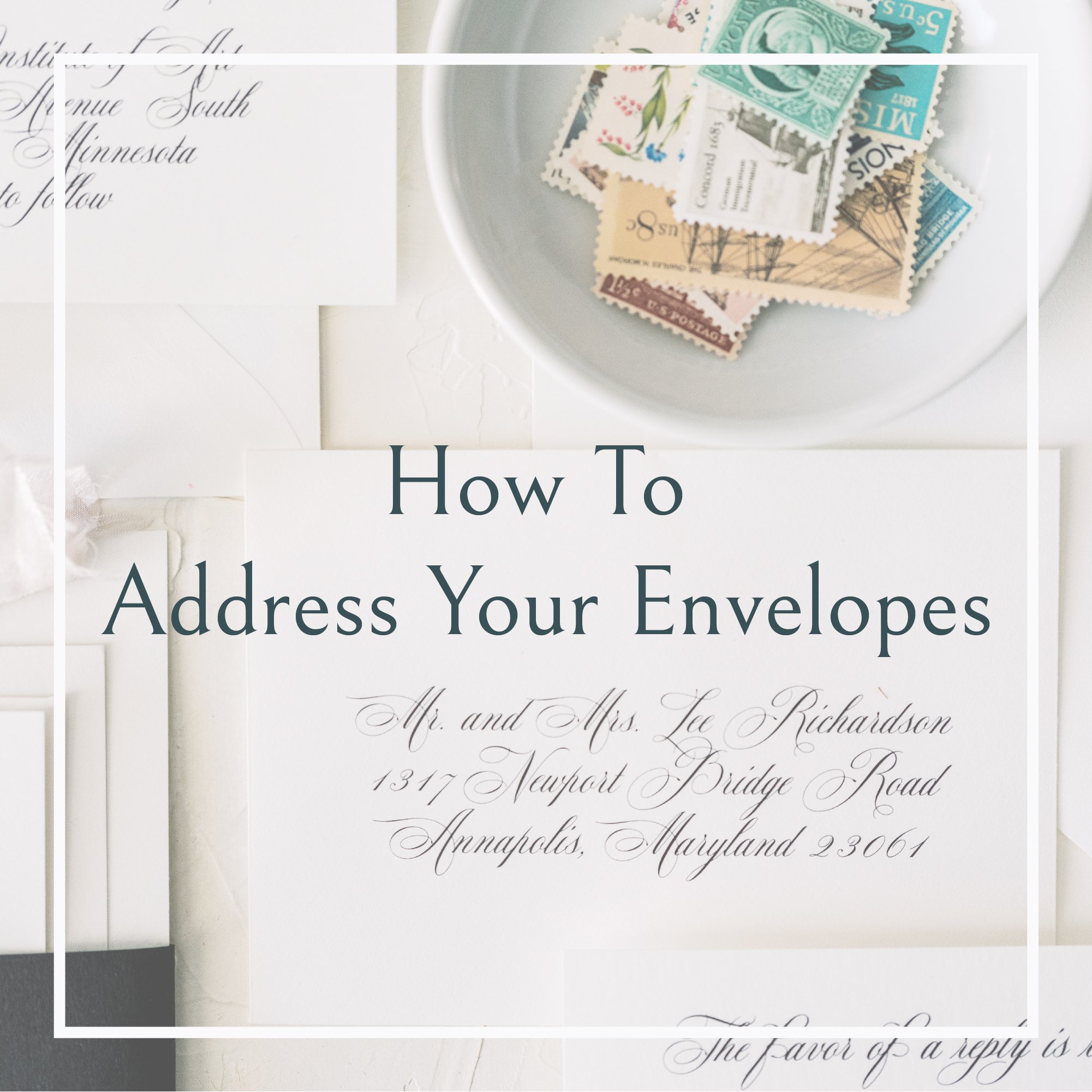 How to Address Wedding Invitation Envelopes