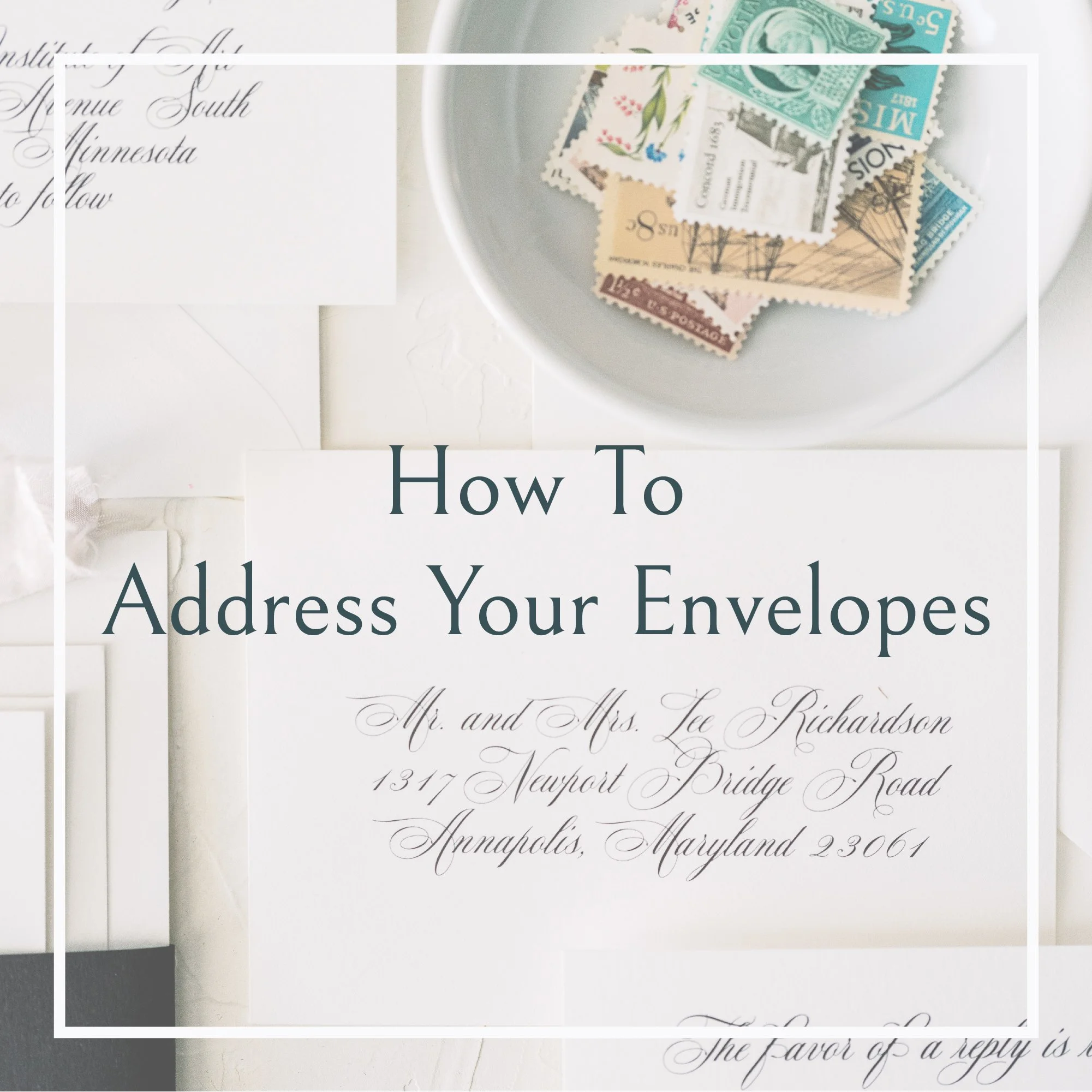 How To Address An Envelope Mr And Mrs
