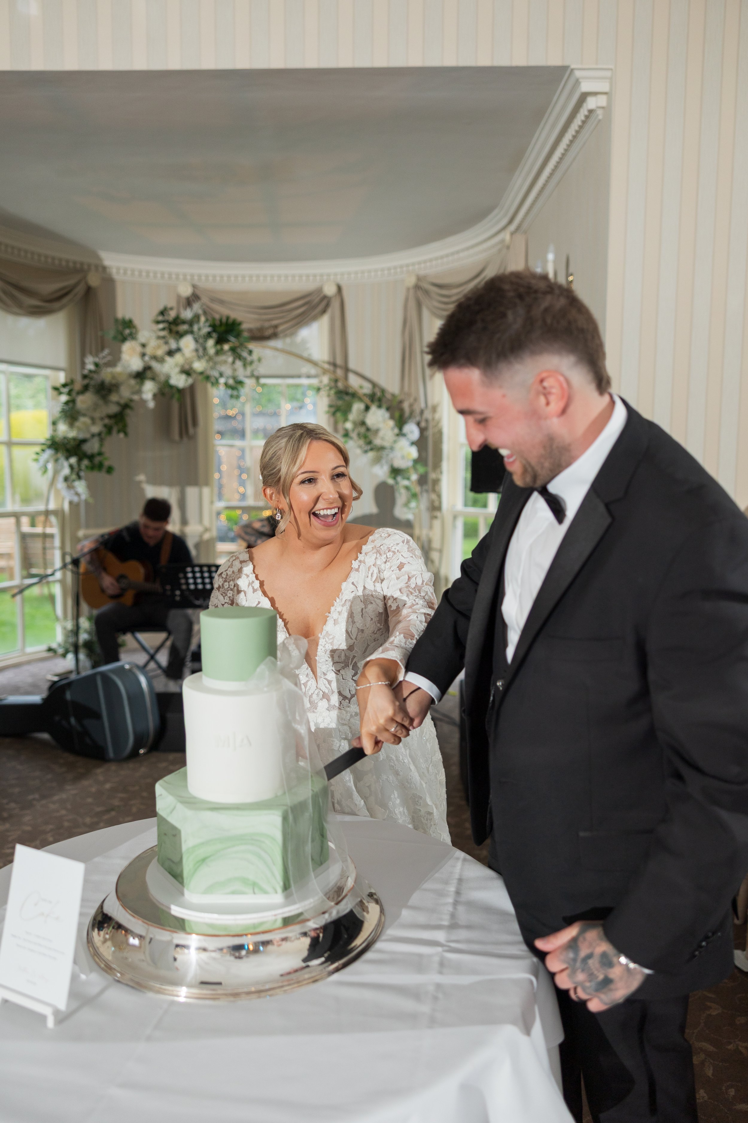 Cutting the Cake at De Courceys Manor