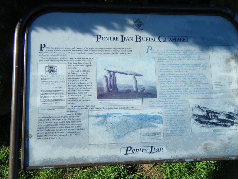 Pentre Ifan burial chamber, Cardigan - Spotted on a recent visit to Wales, the Pentre Ifan burial chamber is located 10 miles south of Cardigan Bay and is the largest and best preserved dolmen in Wales.
Believed to date to the Neolithic period at ab