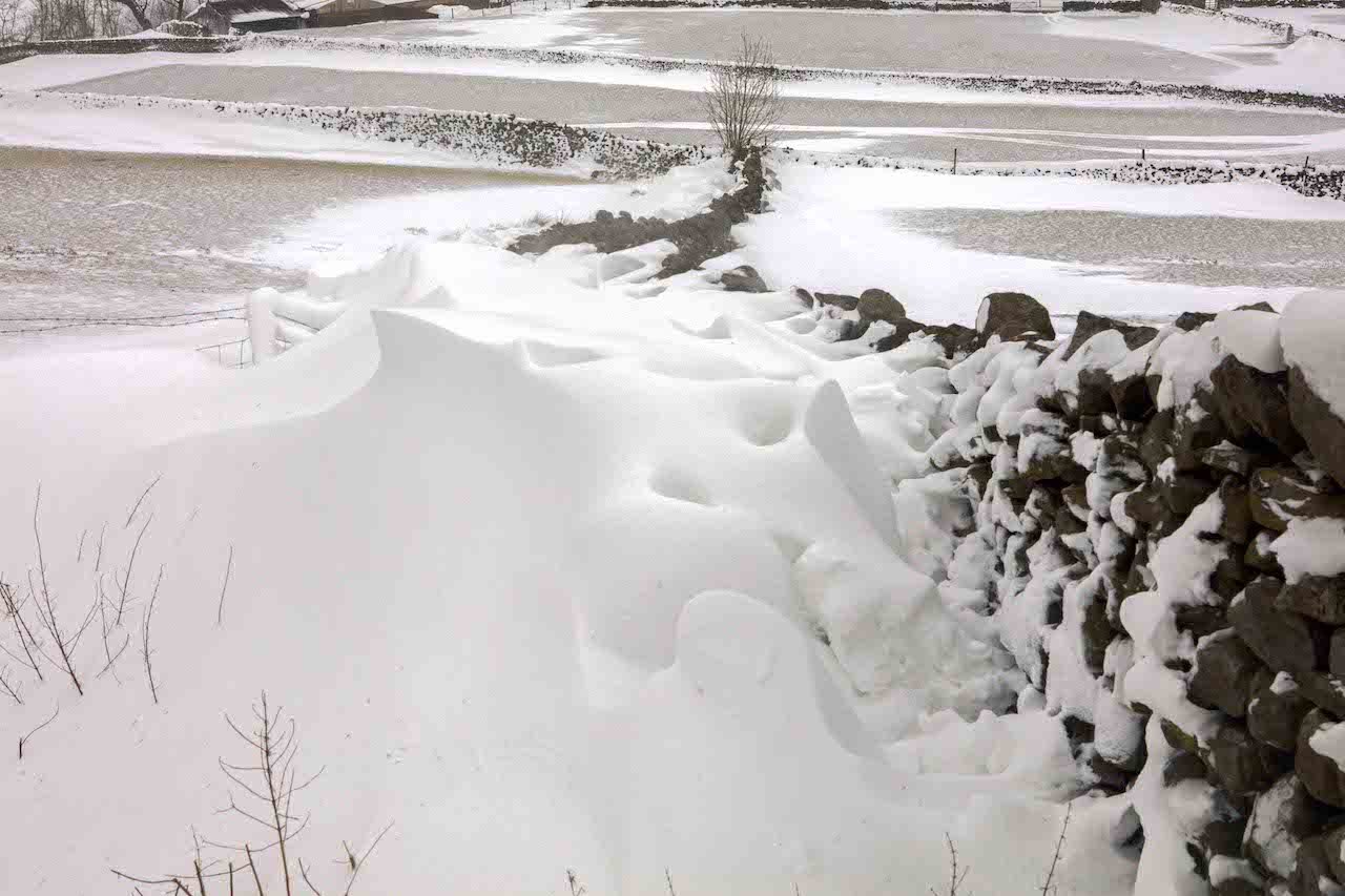 Swaledale in the snow March 2018 -Storm Emma aka "The Beast from the East" (Clive Herdman)