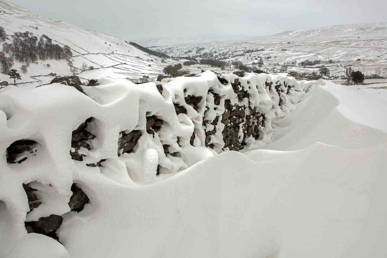Swaledale in the snow March 2018 -Storm Emma aka "The Beast from the East" (Clive Herdman)