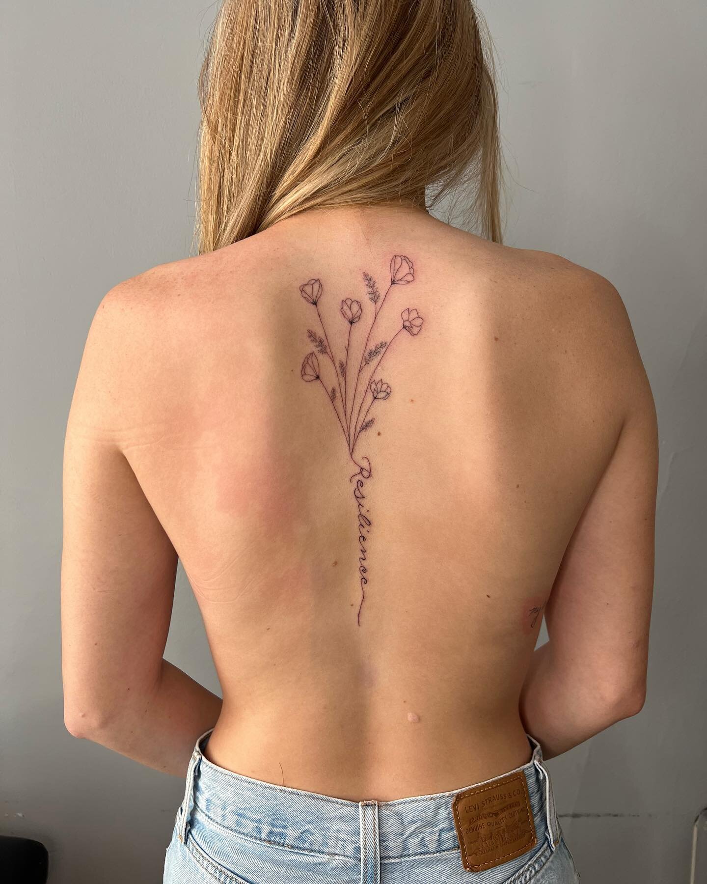 This back piece &amp; handwriting on the ribs combo 😭🫡❤️
