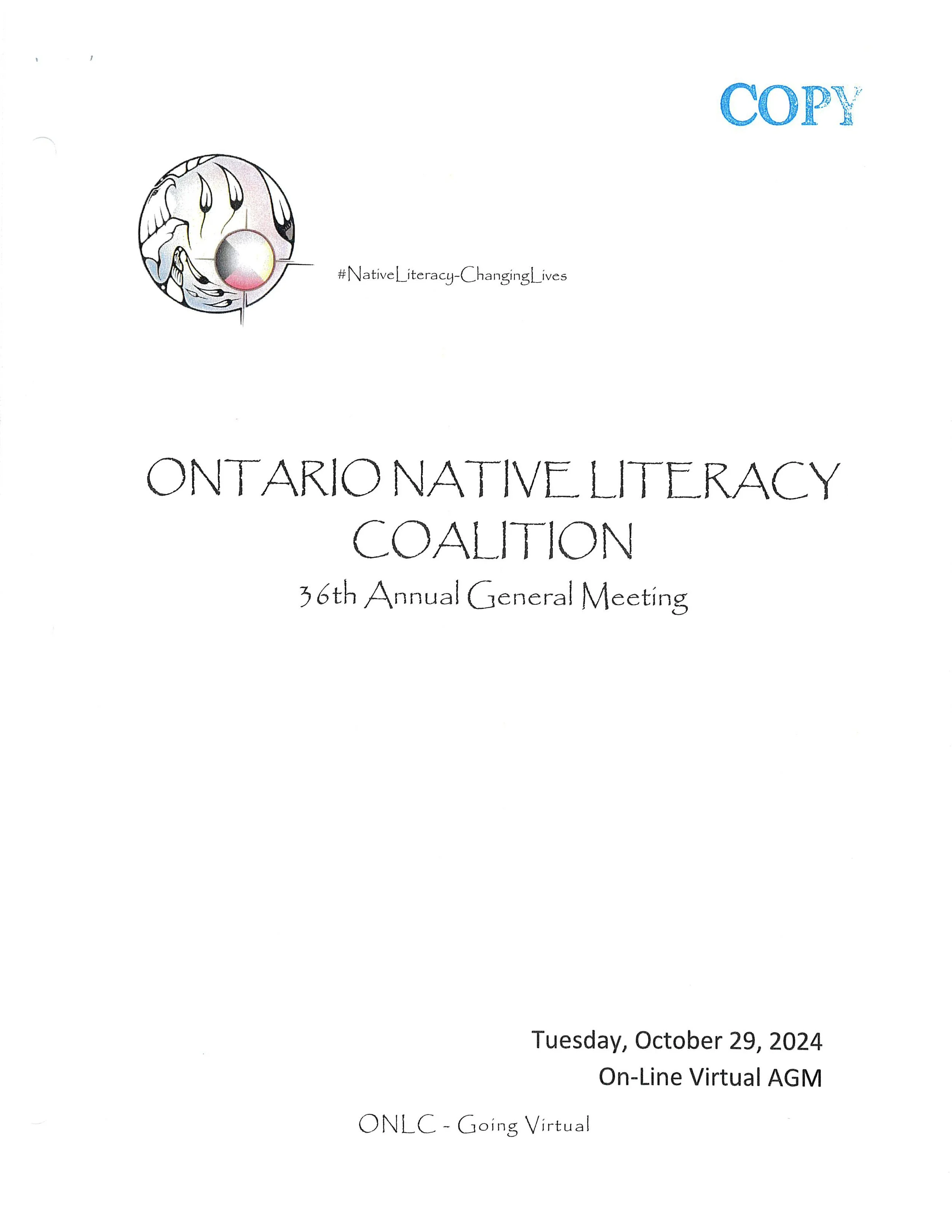 ONLC 36th Annual General Meeting -Oct 29 2024