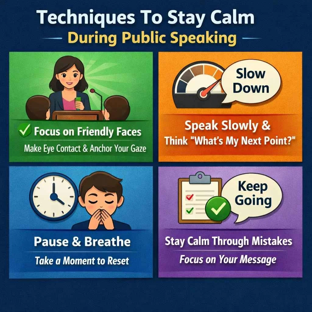 Techniques To Stay Calm During Public Speaking