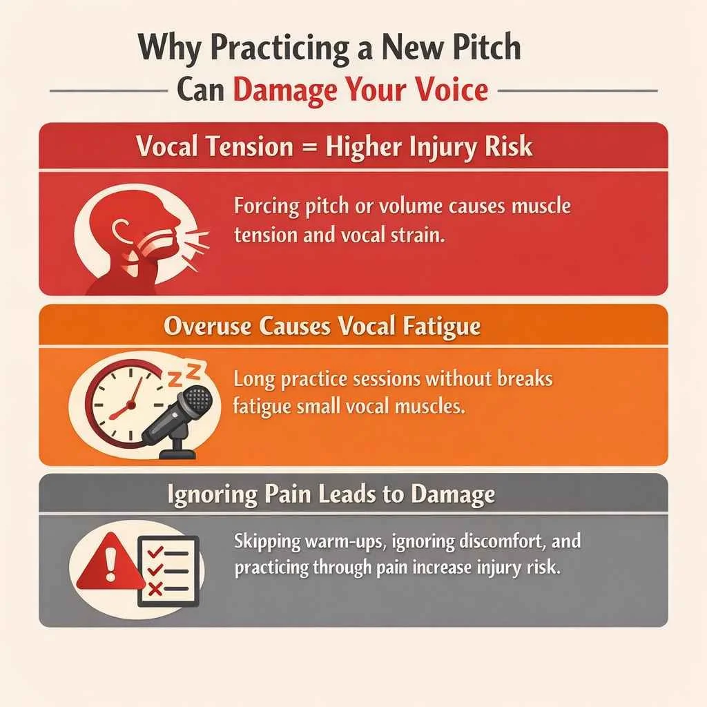 What Actually Causes Vocal Damage During Pitch Practice