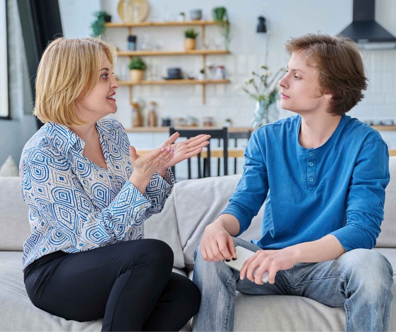 middle-aged adult speaking in a natural conversation.