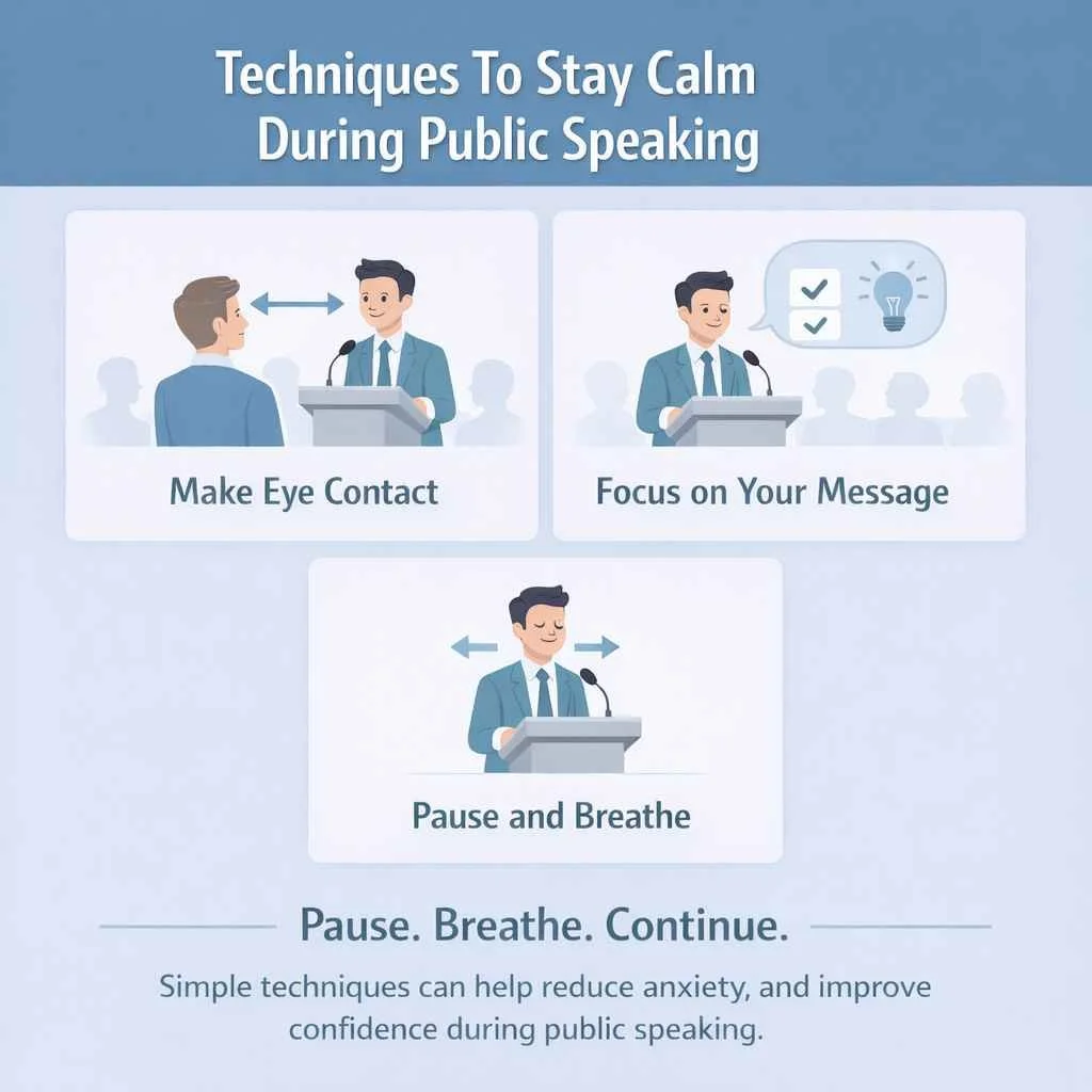 Techniques To Stay Calm During Public Speaking