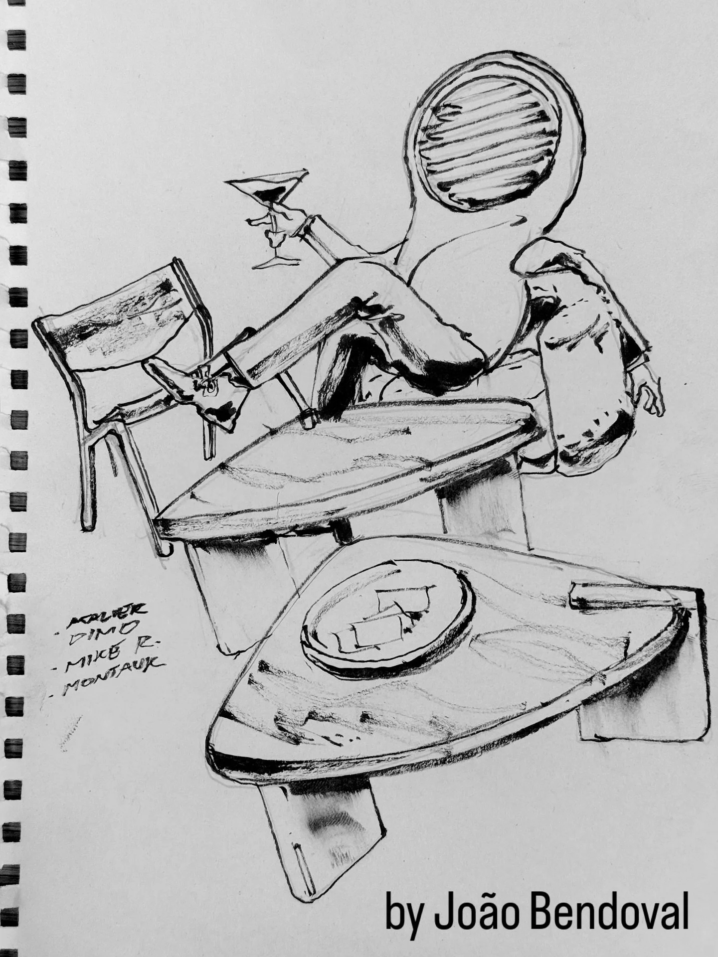 One of the beauties of @idsvancouver is the people you meet. This fantastic cartoon sketch was given to us by one of the many incredible students that came by our booth. They had been quietly sketching from a distance and then handed me this.  The ar