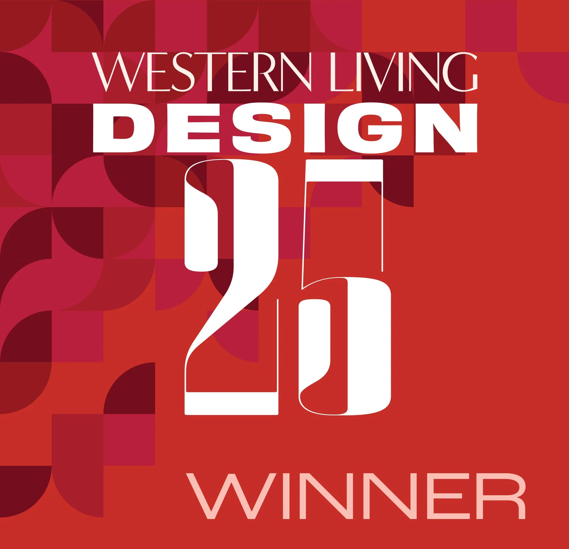 Western Living Design25 Winner Badge