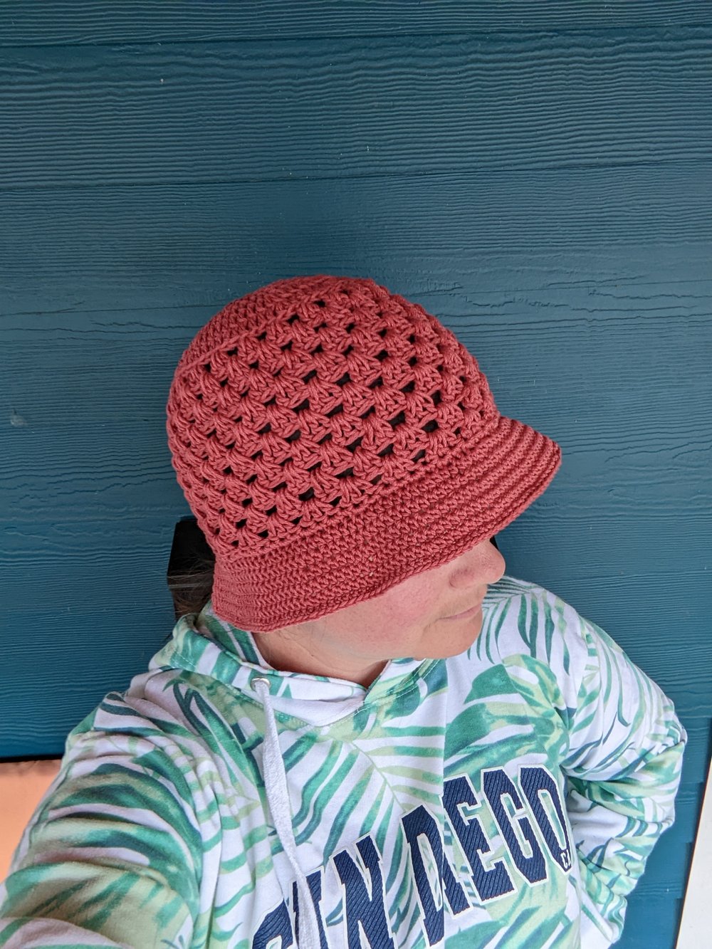 Granny Stitch Bucket Hat- Small/Medium
