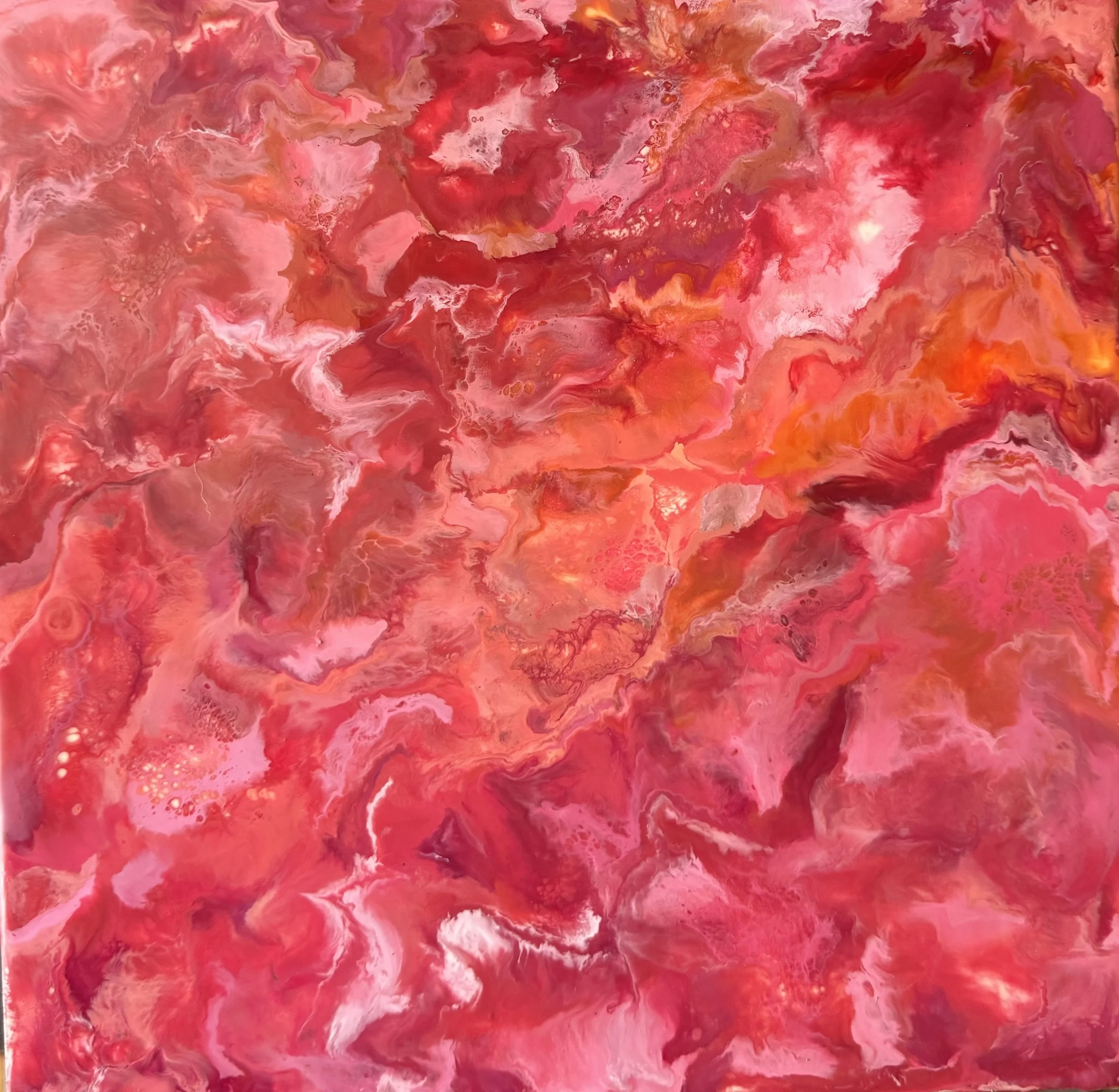 Fiery Alliance 12" x 12" Wood--Sold