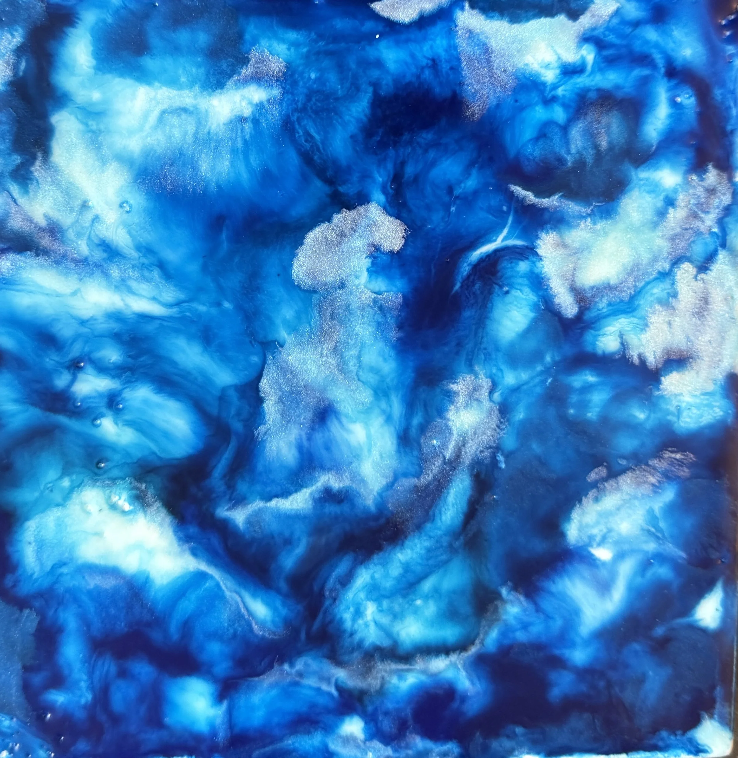 White Shadows 12" x 12" Wood--Sold