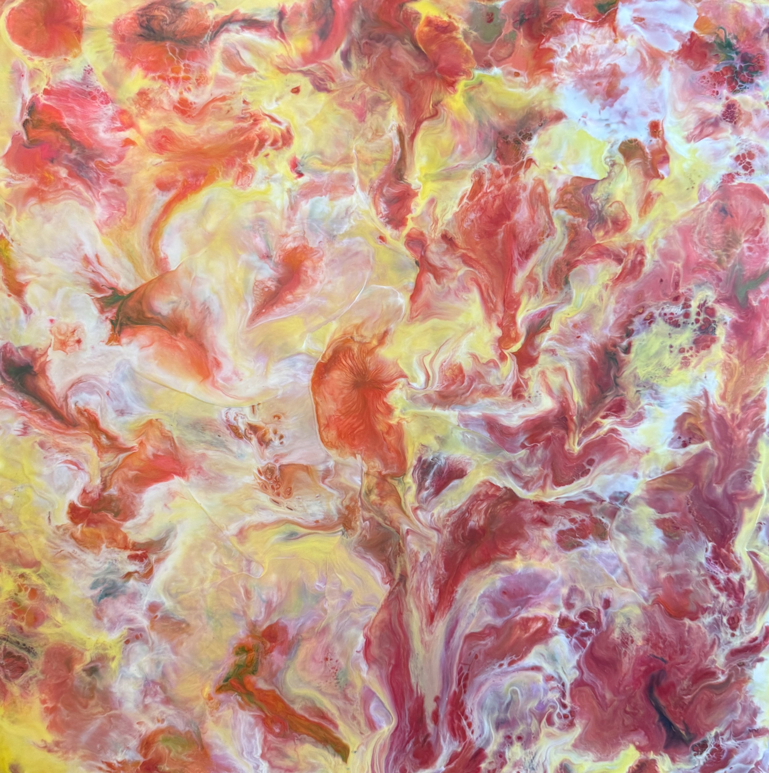 When Light Comes In 24" x 24" Wood--Sold