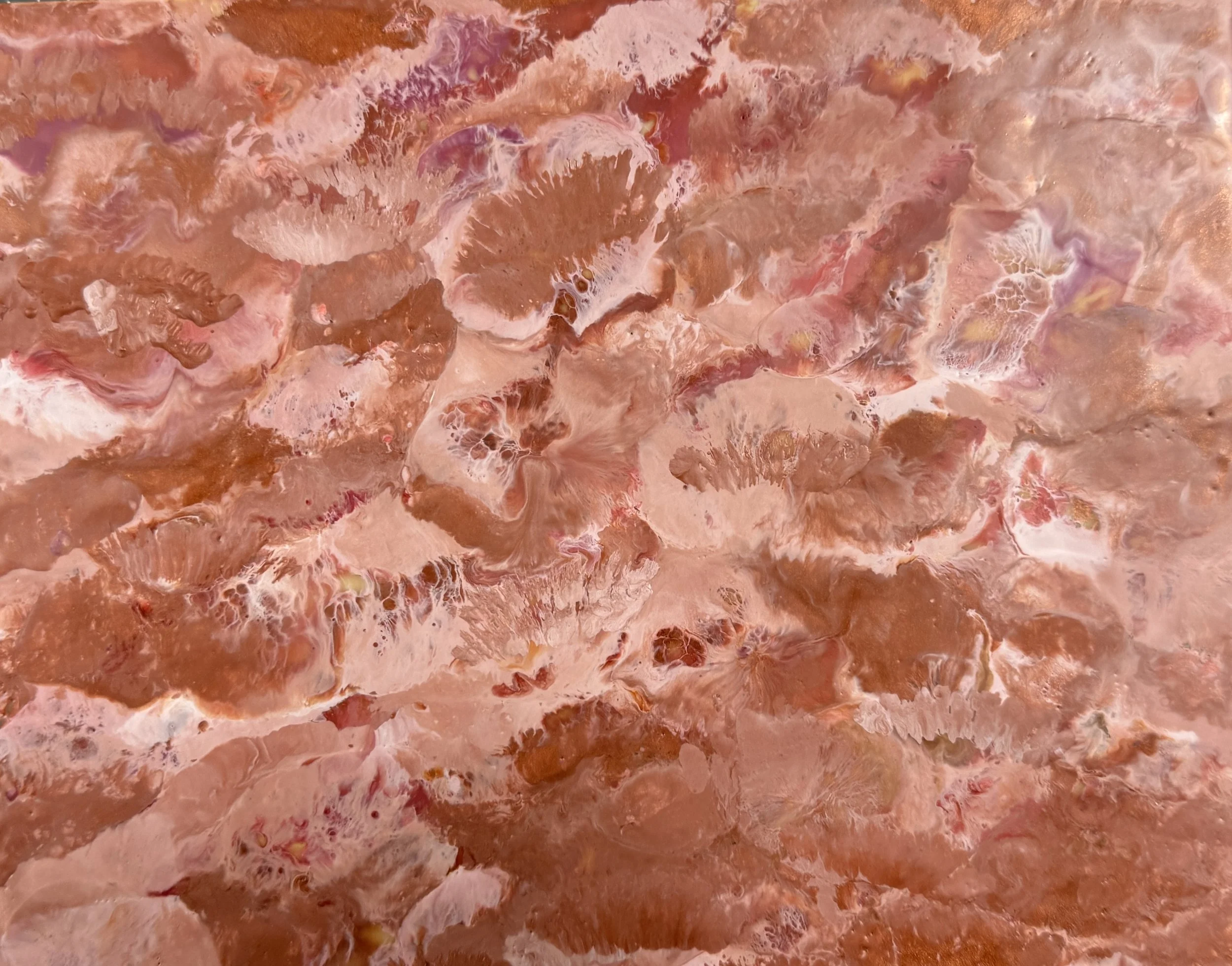 Blushing 8" x 10" Wood--Sold