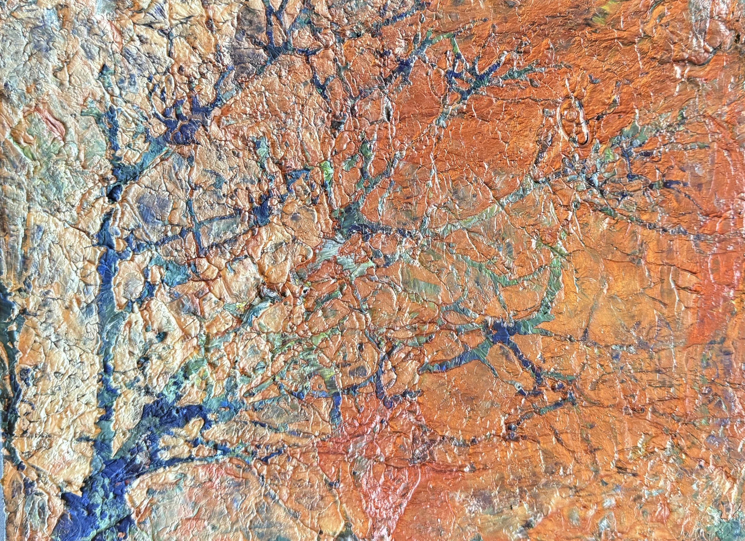 Reaching 8" x 10" Wood--Sold