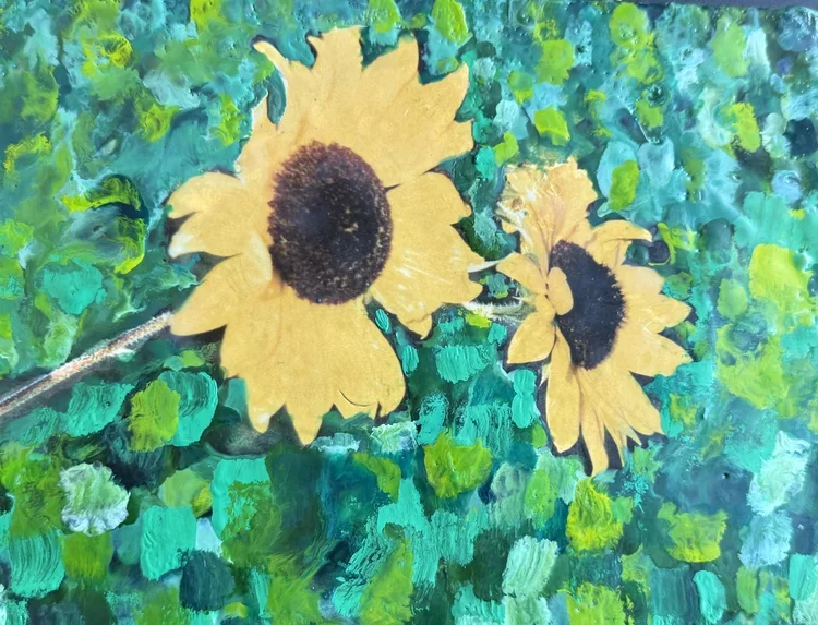 Shining Light 8" x 10" Wood--Sold