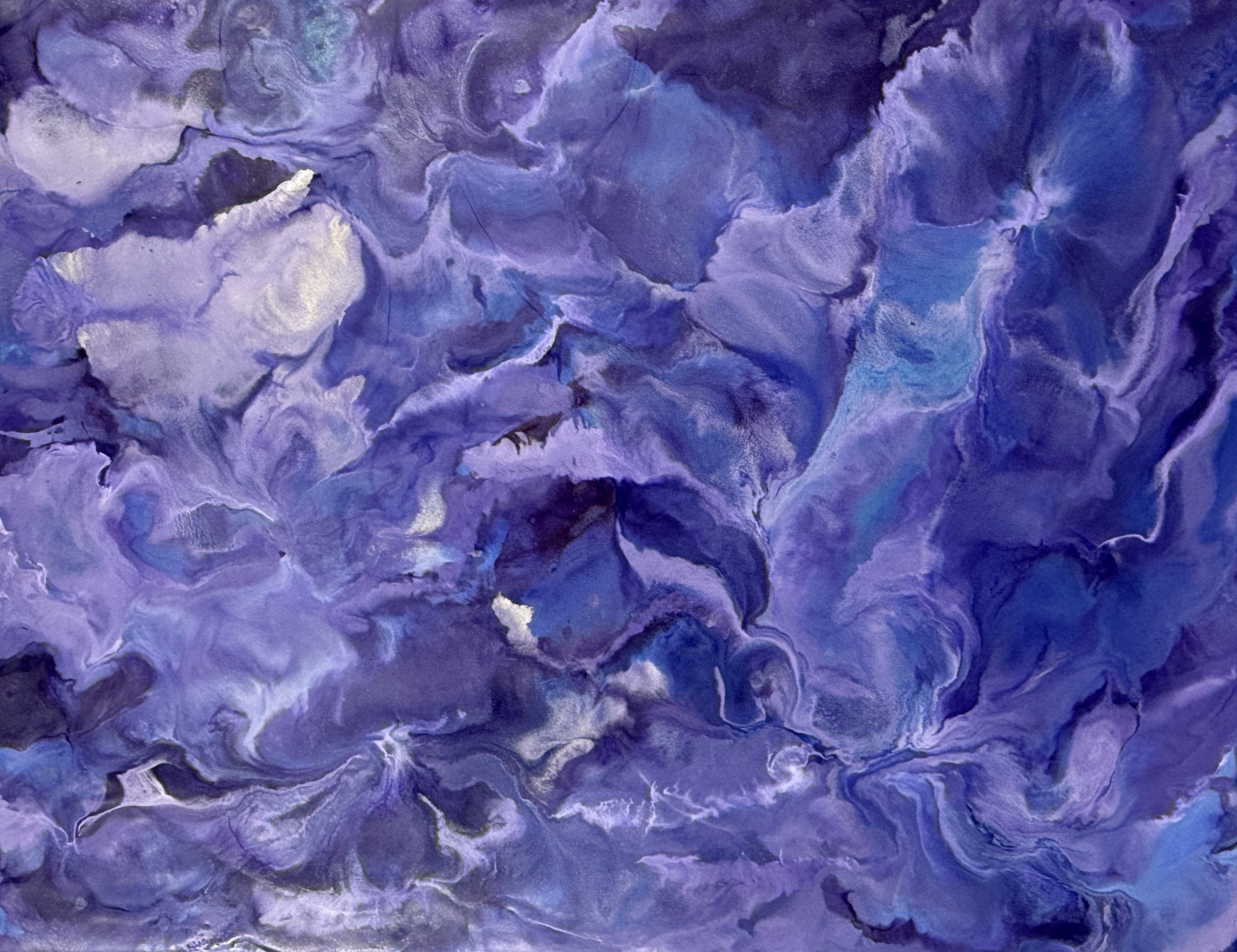 Violet Dreams 12" x 12" Wood--Sold