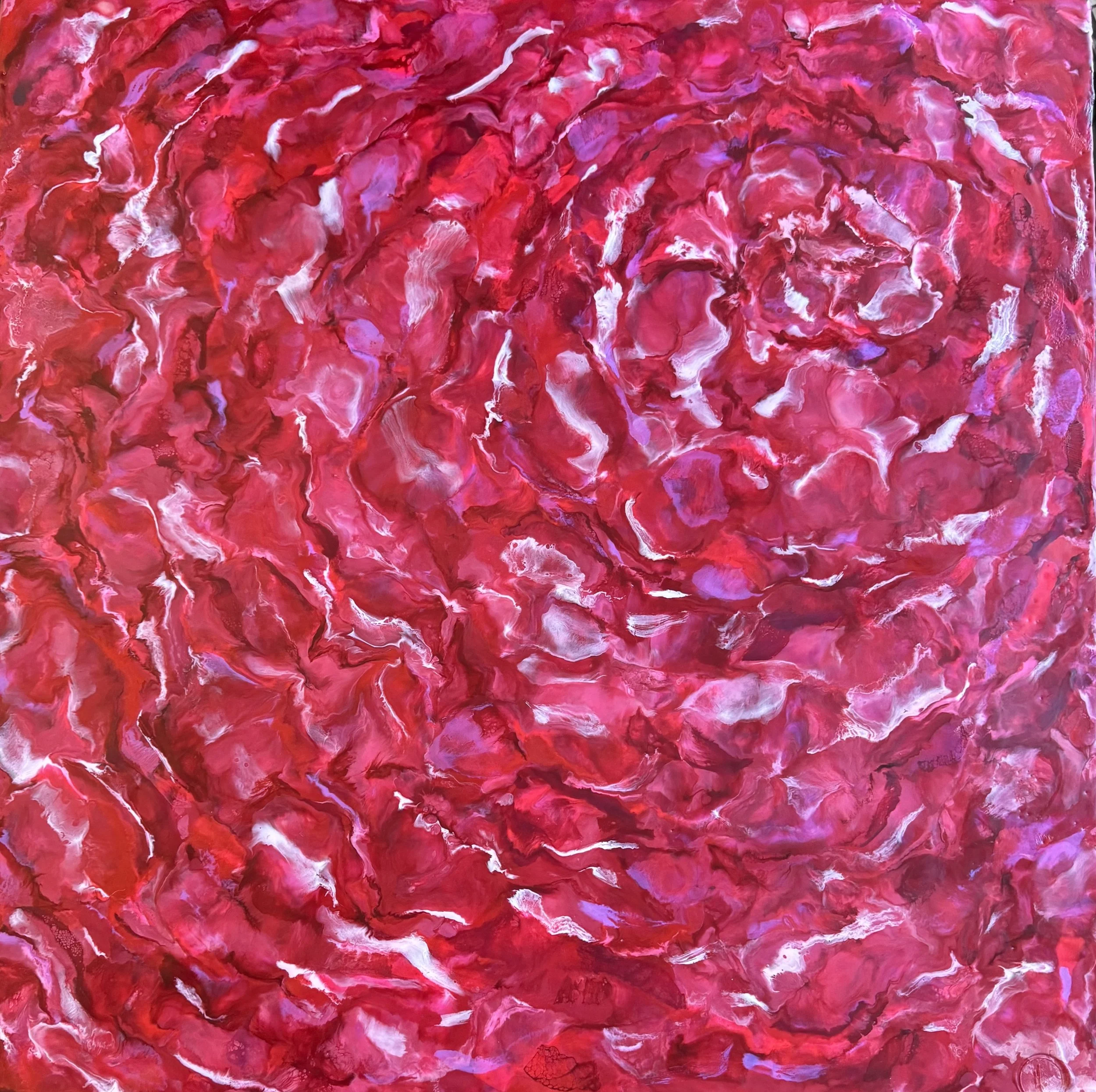 Reclaiming the Power of Beauty 24" x 24" Wood--Sold